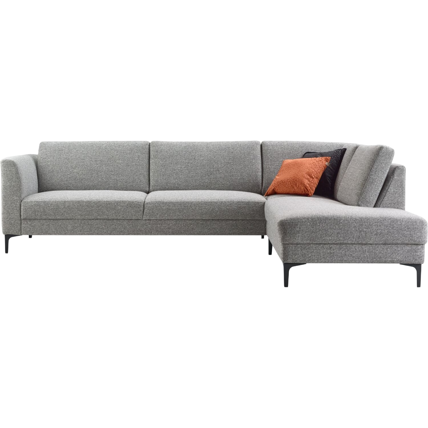 Hoekbank rechts Gulnare grijs premium comfort