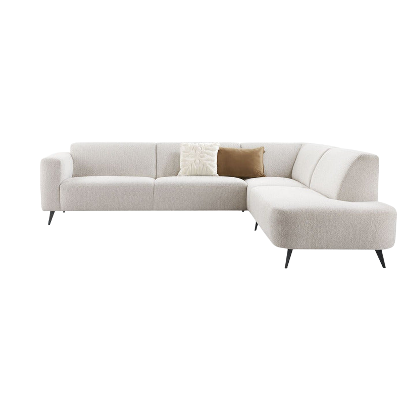Hoekbank rechts Micco grijs premium comfort