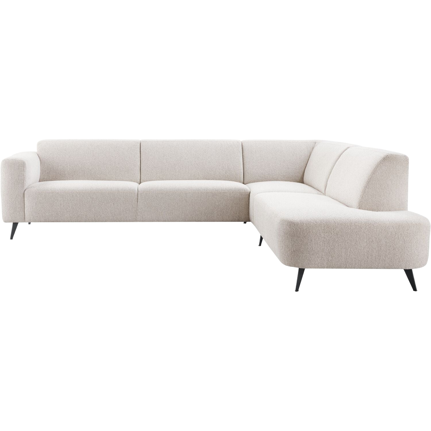 Hoekbank rechts Micco grijs basic comfort