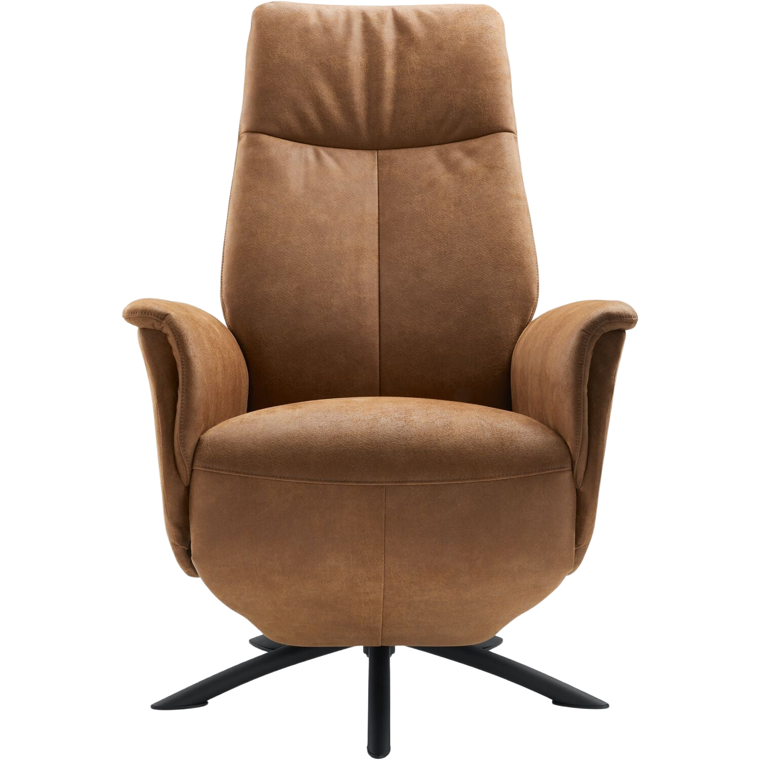 Relaxfauteuil Benoni large microleder bruin