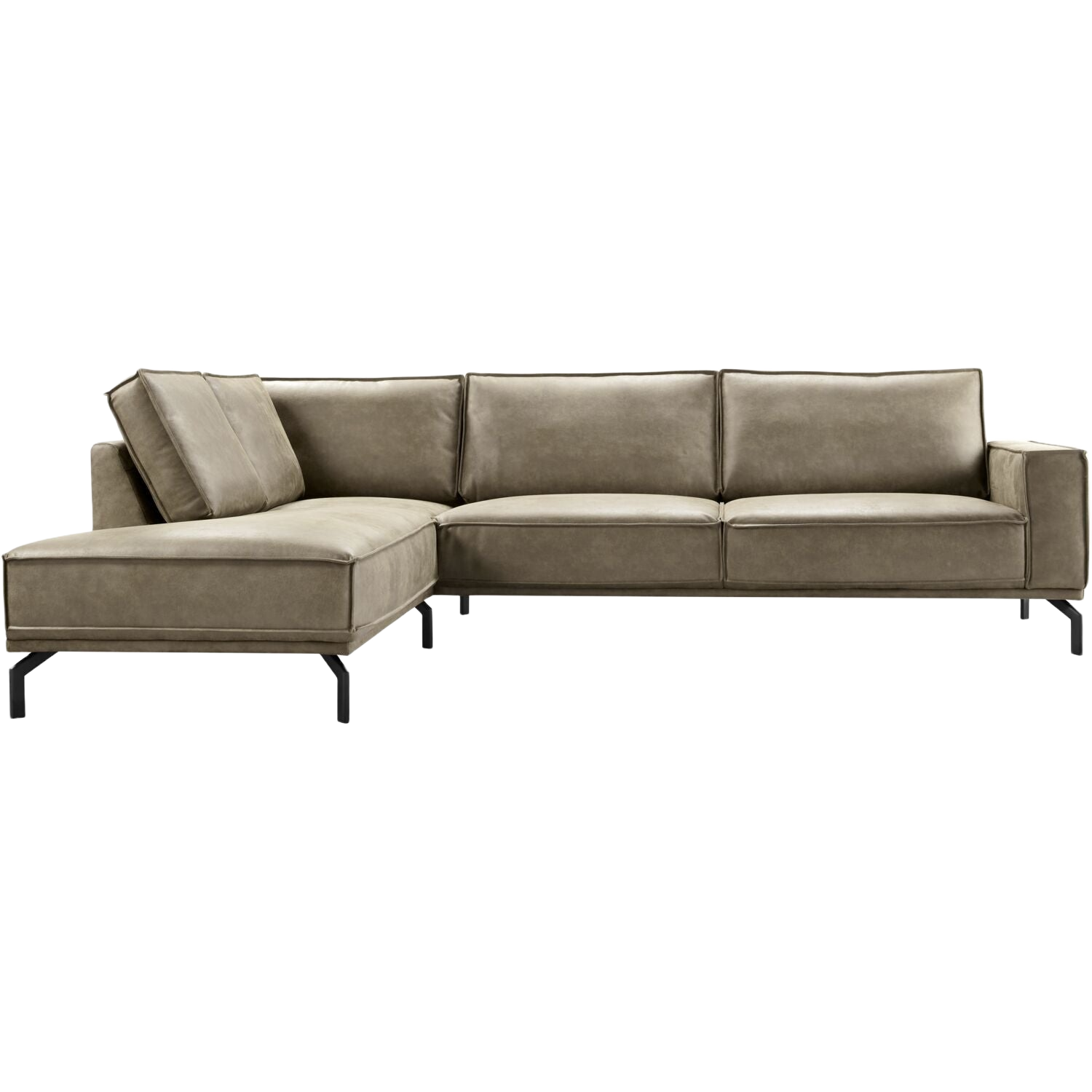 Hoekbank links Alburg groen basic comfort