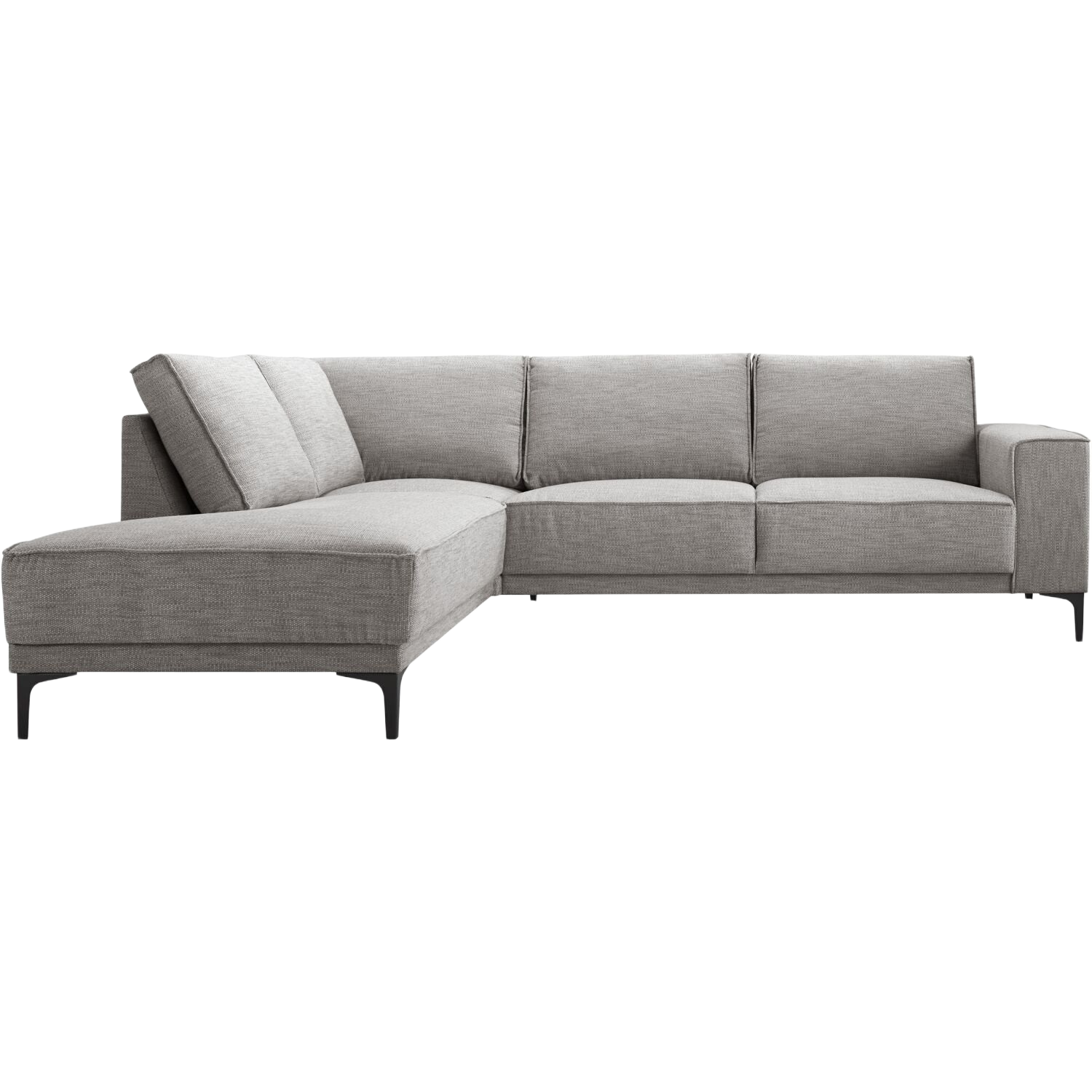 Hoekbank links Calira grijs basic comfort