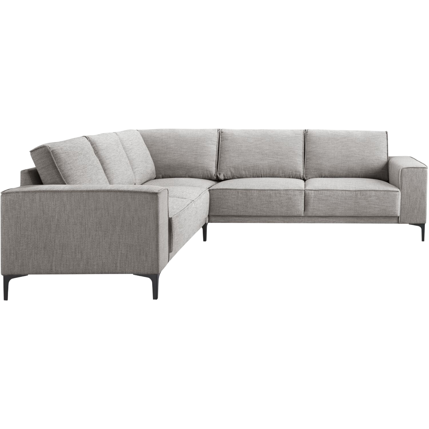 Hoekbank links Calira grijs basic comfort