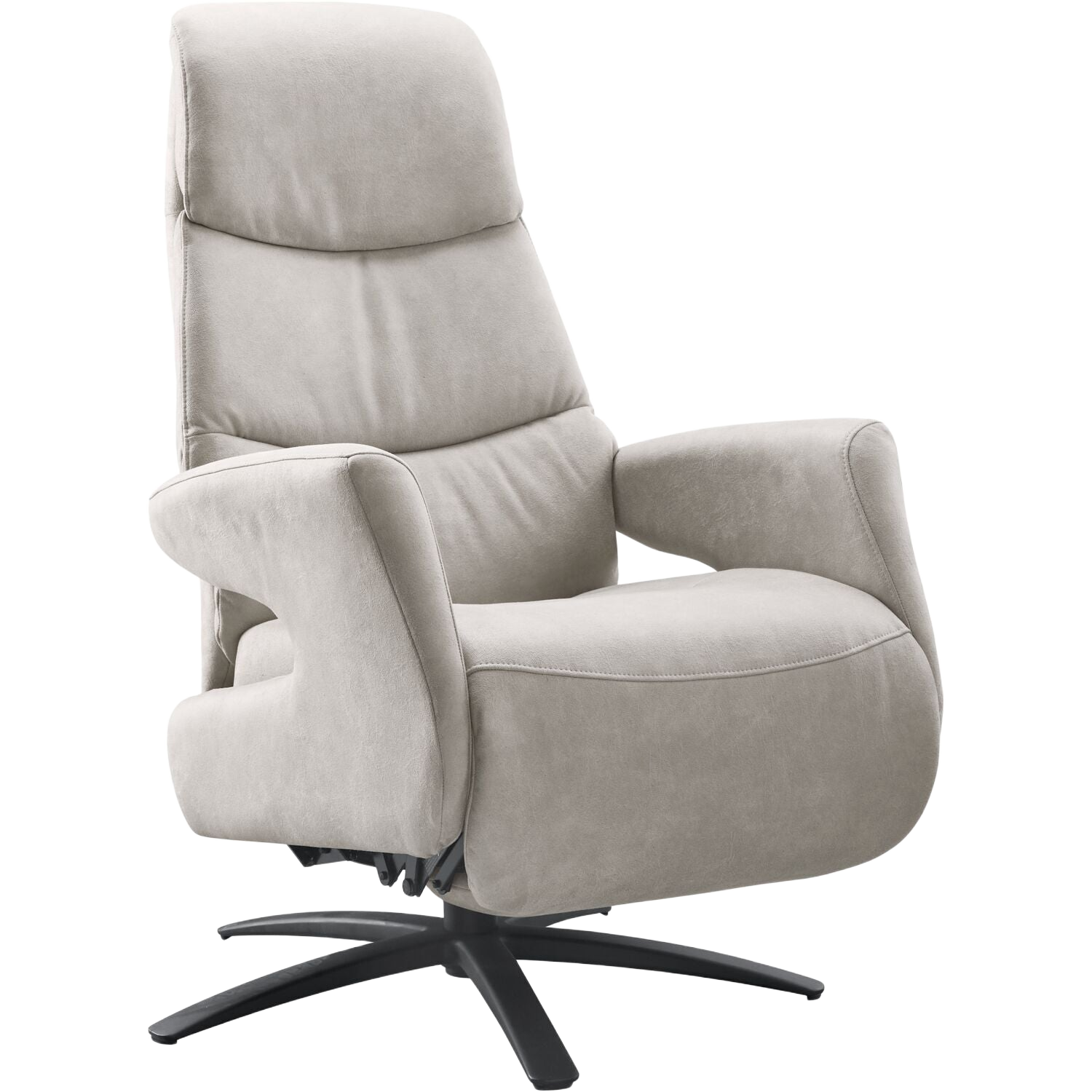Relaxfauteuil Tolgia large microleder grijs
