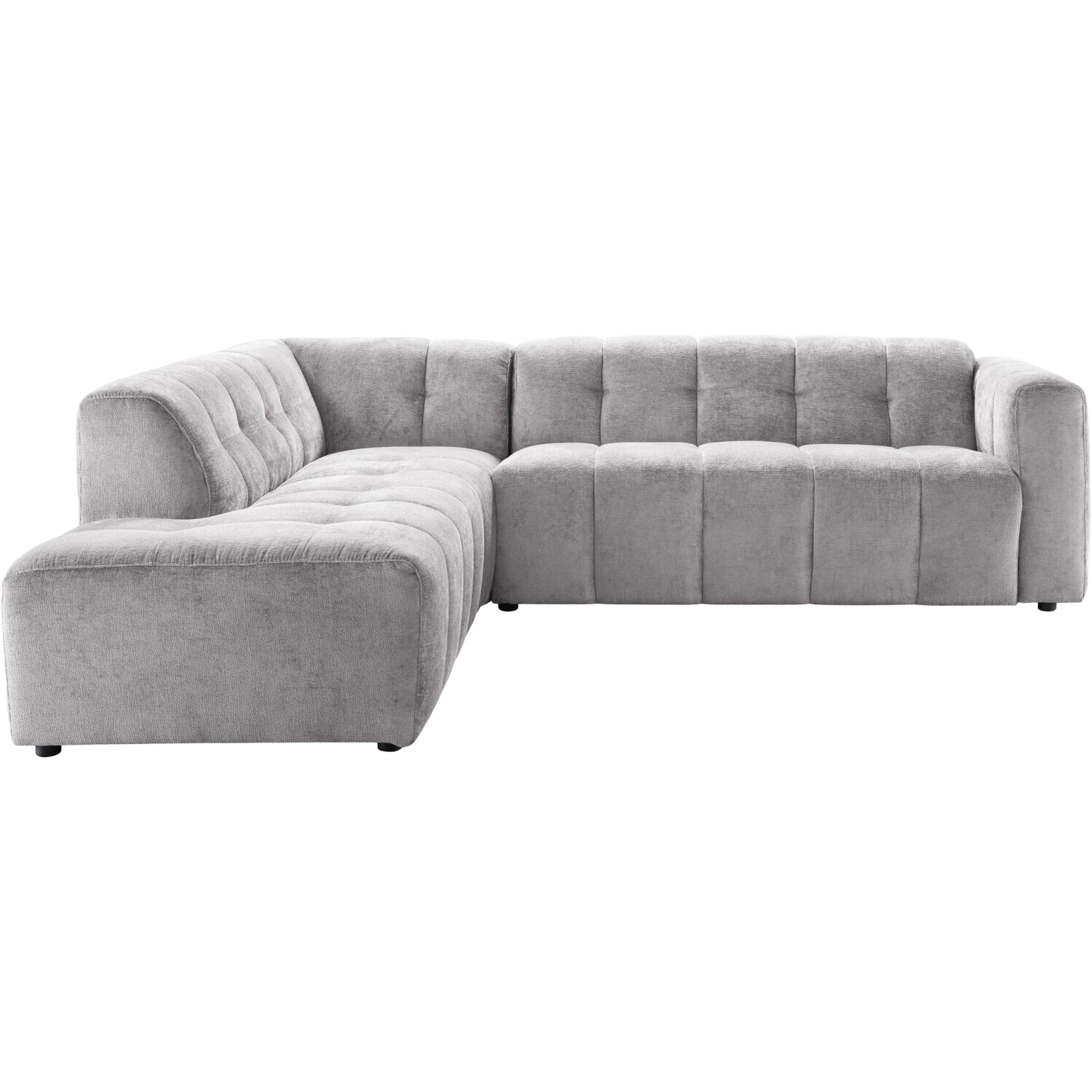 Hoekbank links Vizela grijs premium comfort