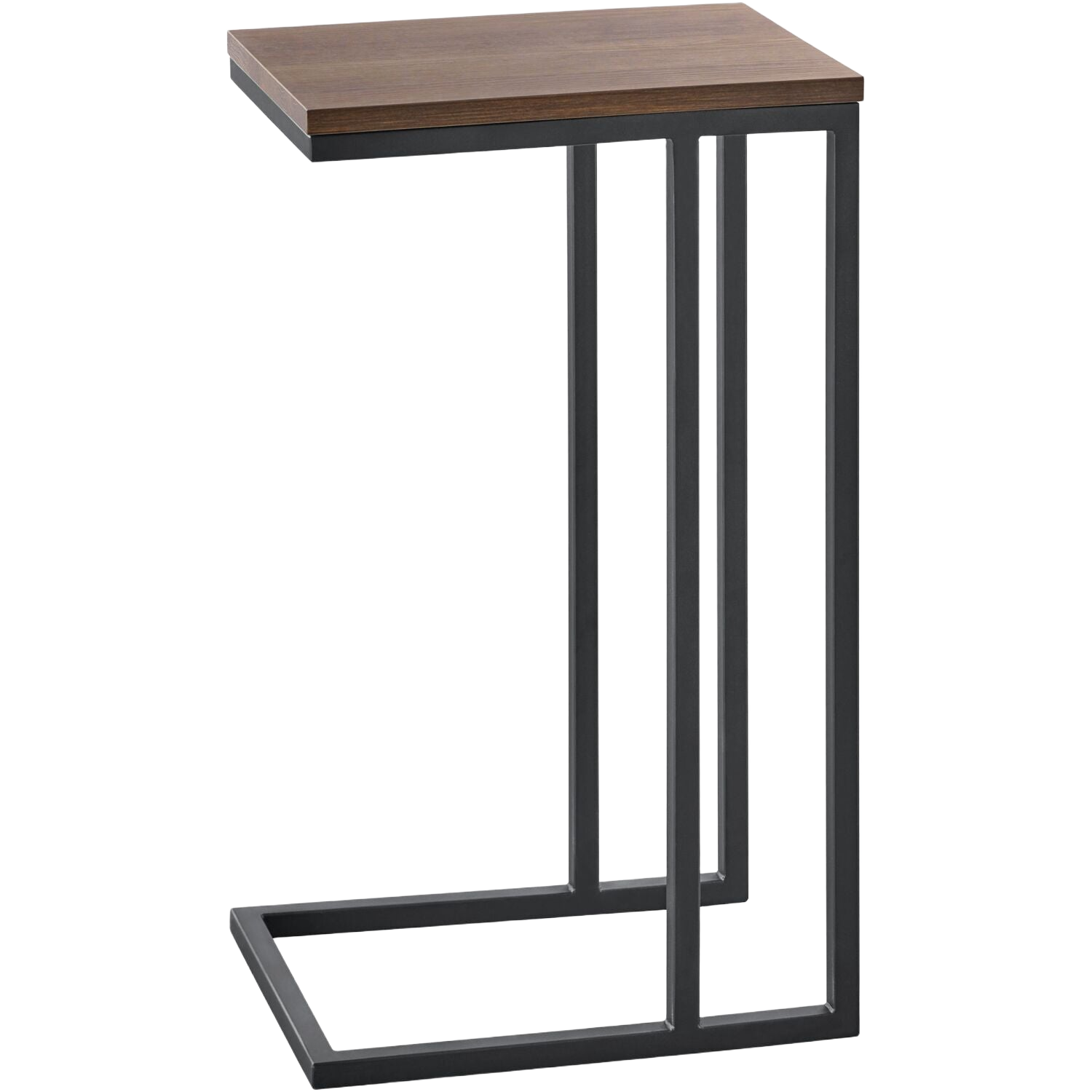 Bijzettafel Budrio donkerbruin 31x41 cm rechthoekig