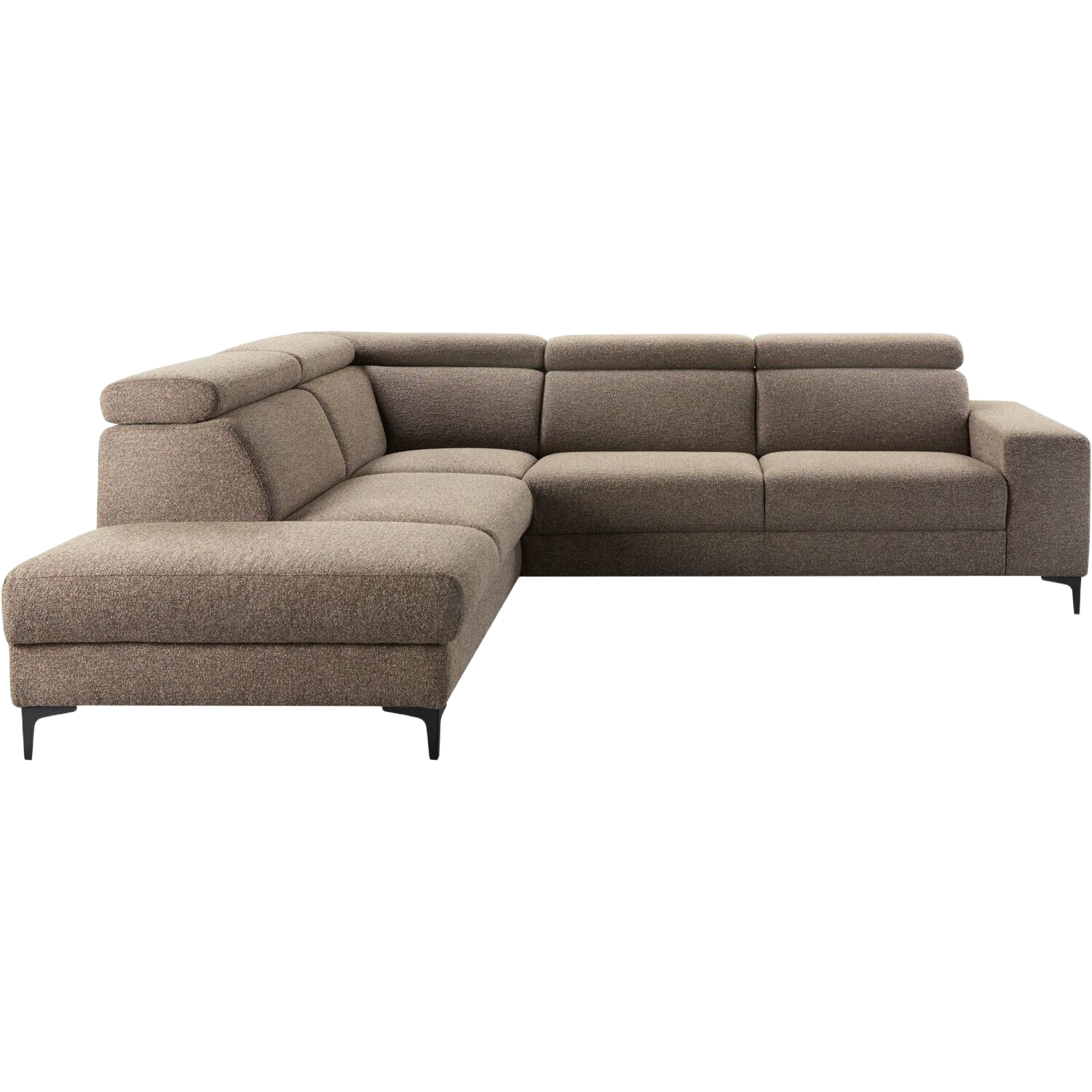 Hoekbank links Ixonia grijs premium comfort