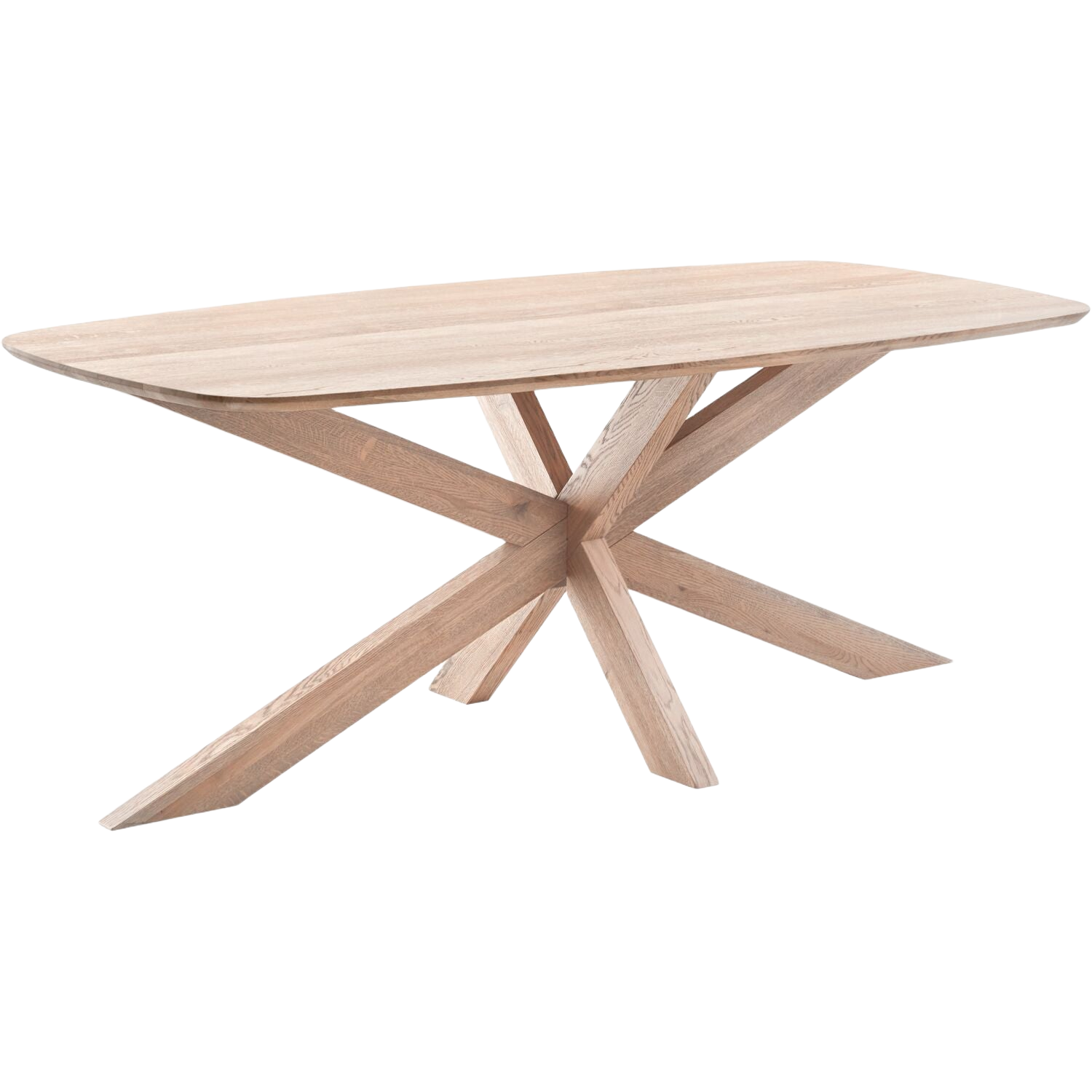 Eettafel Walden eikenhout 160x100 cm Deens ovaal