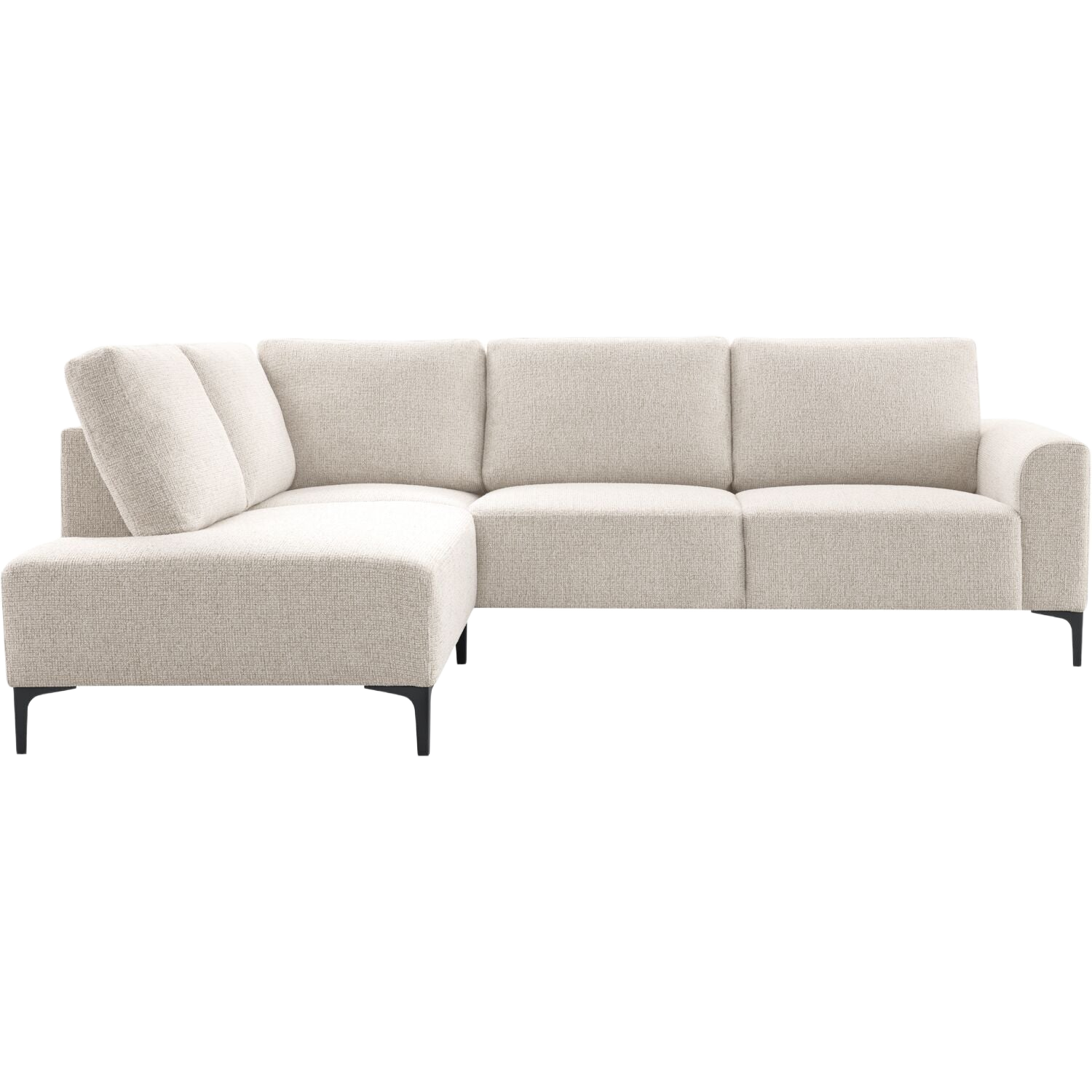 Hoekbank links Garzeno beige basic comfort