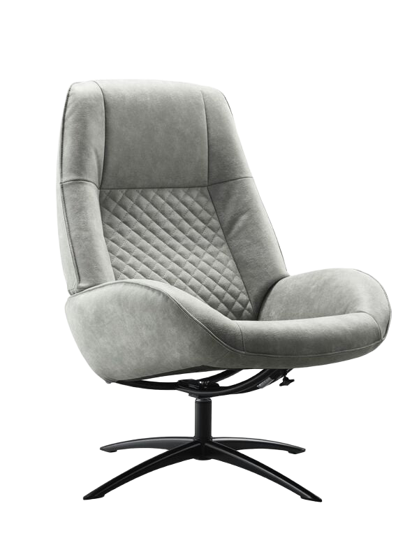 Draaifauteuil Irabo grijs