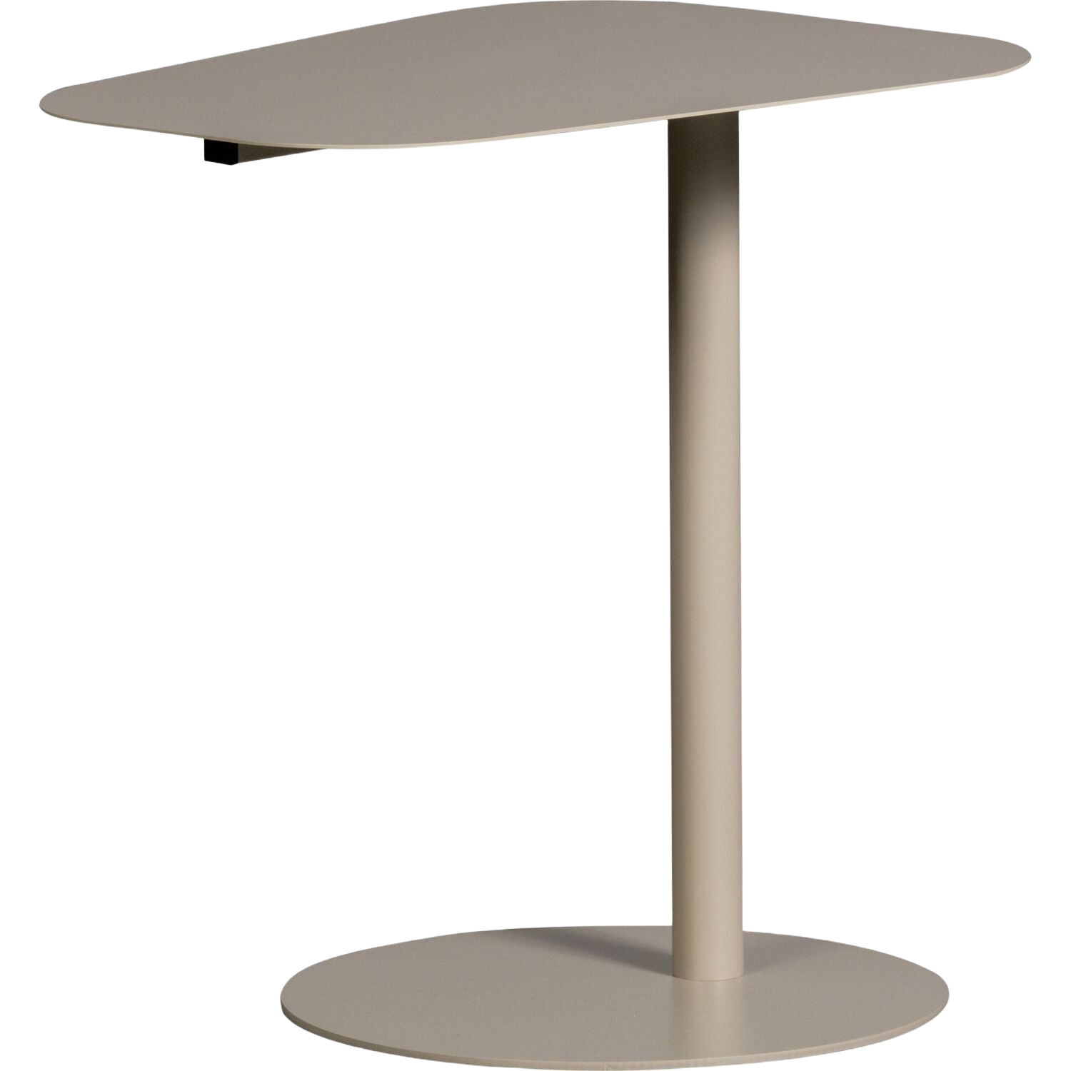 Bijzettafel Meri beige 50 cm organisch