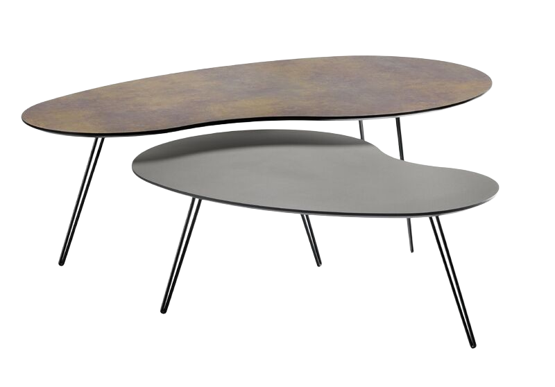 Salontafelset Yania bruin + antraciet
