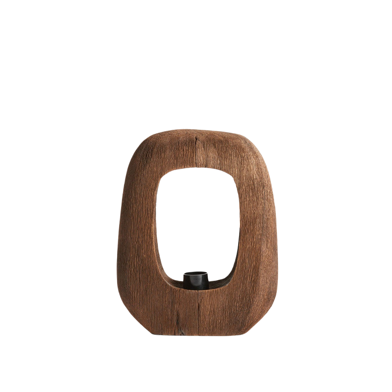 Tafellamp Kelafo small hout choco bruin