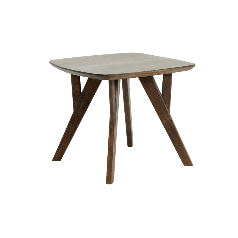 Bijzettafel Quenza medium hout bruin
