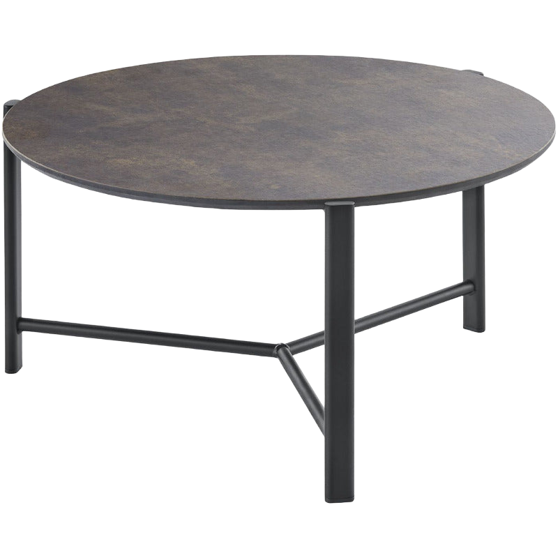 Salontafel Montona HPL grijs rond 60cm