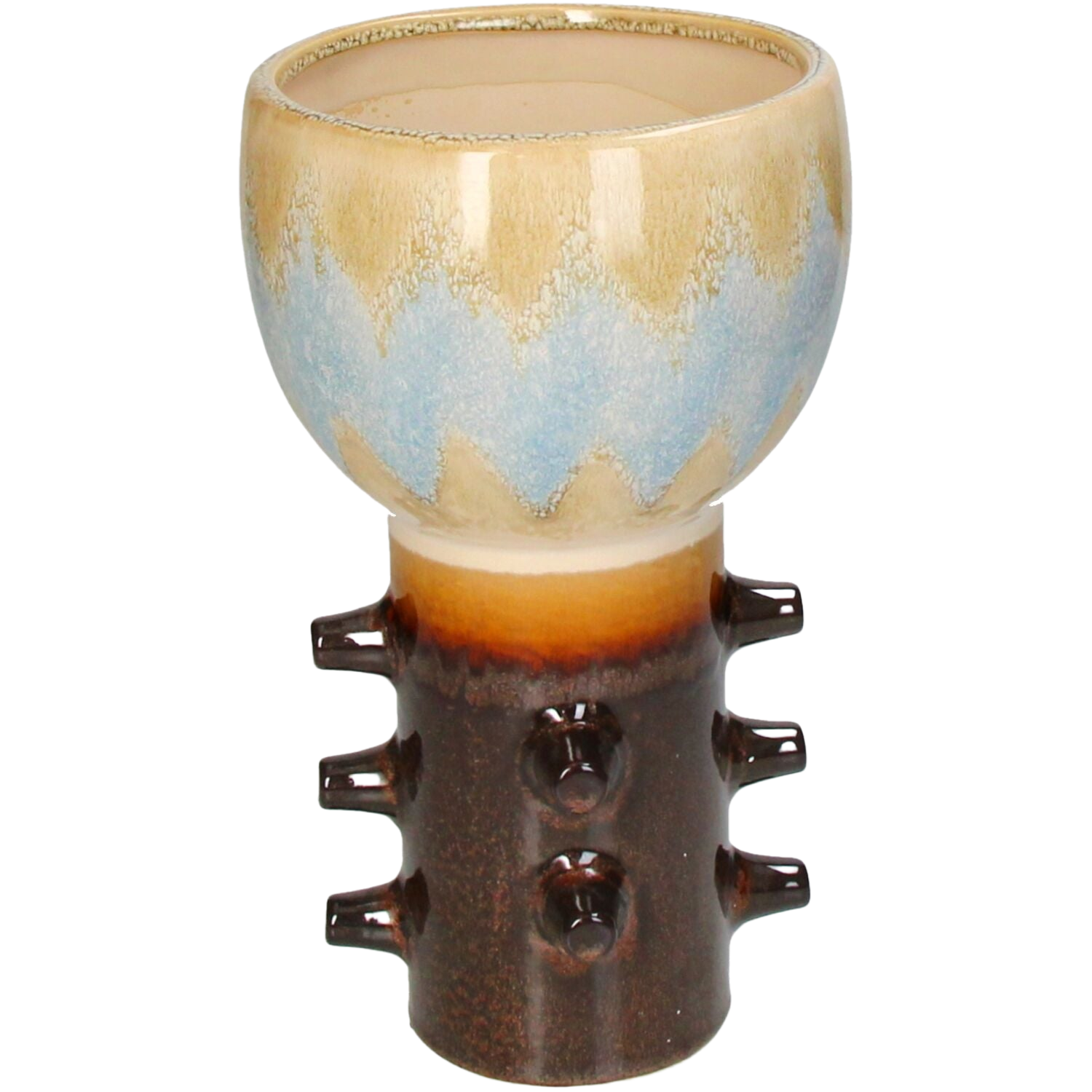 Pot Stoneware blauw