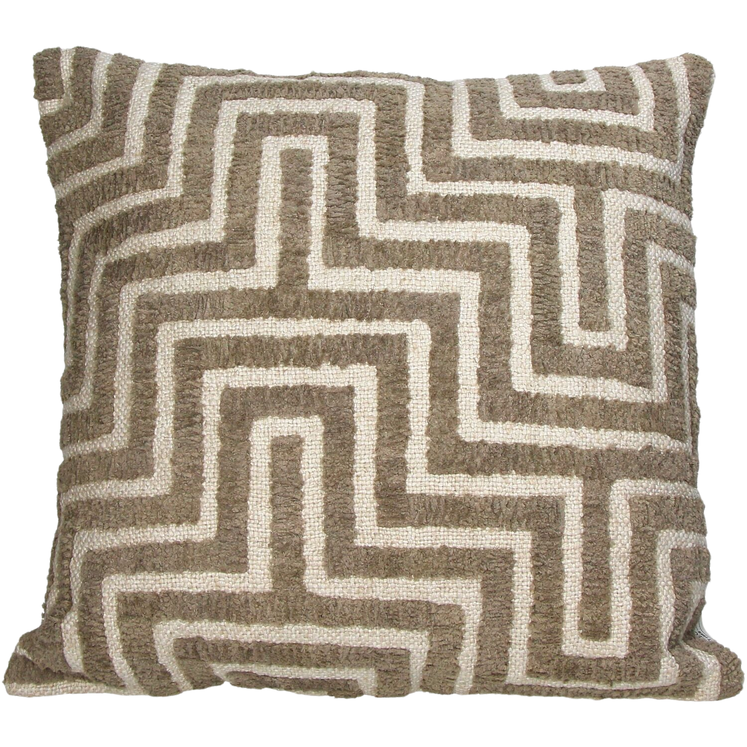 Sierkussen Cushion strepen zandbeige
