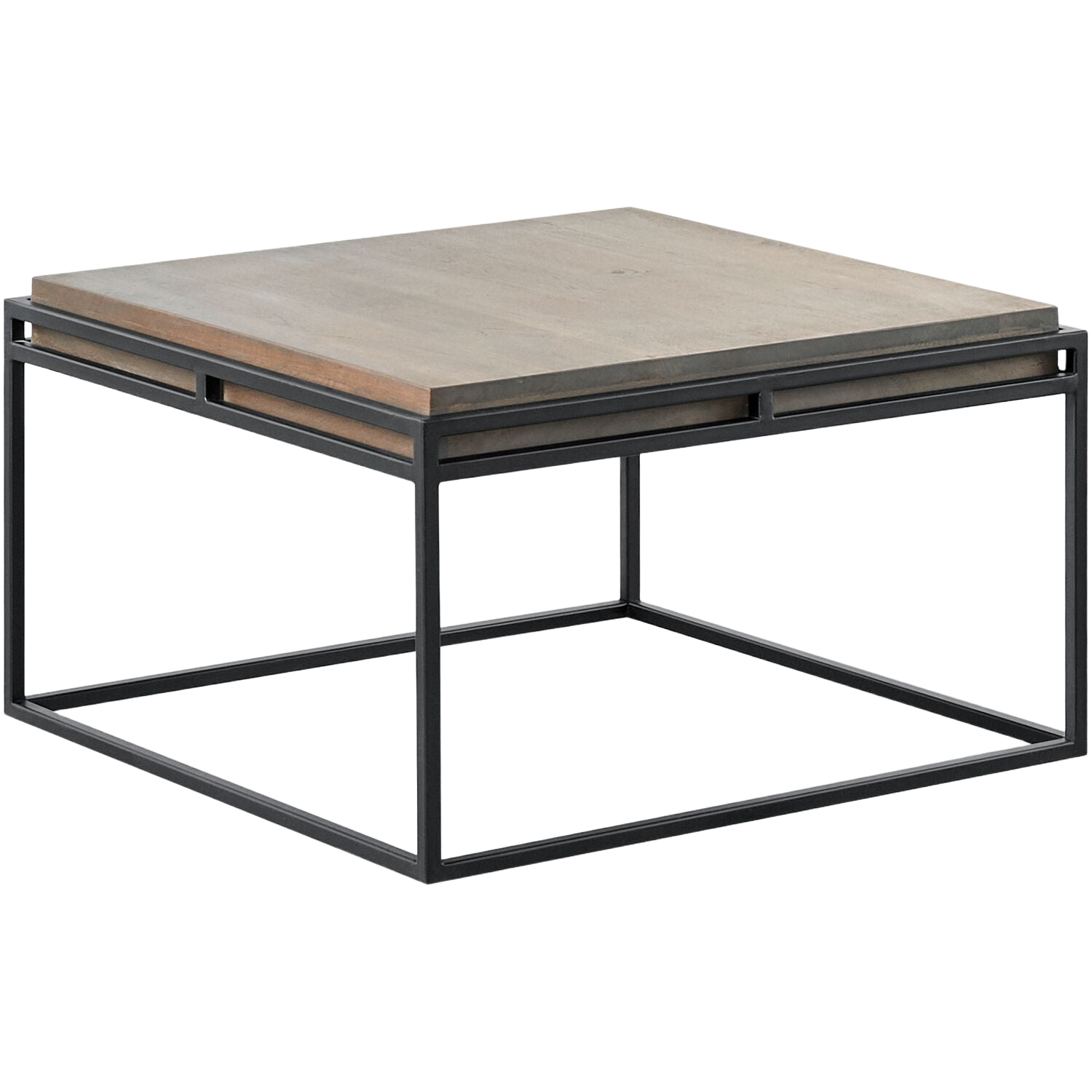 Salontafel Boldara mangohout vierkant 65x65cm