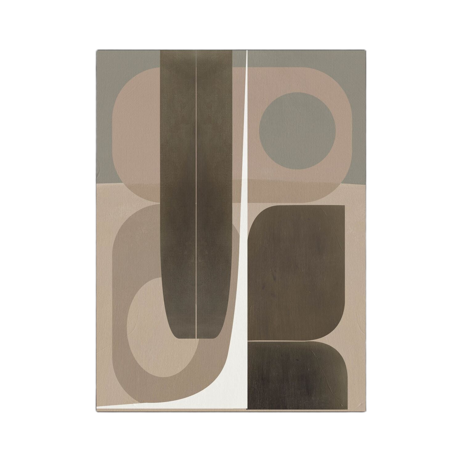 Wanddecoratie Delicate bruin