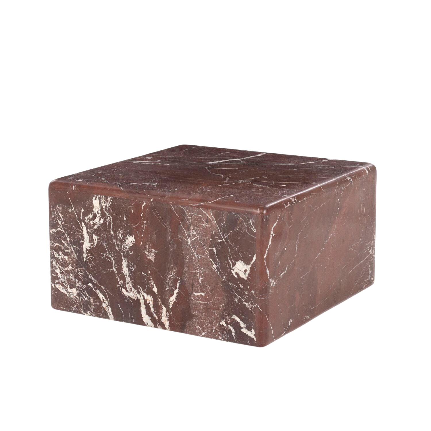 Salontafel Dice rood marmer