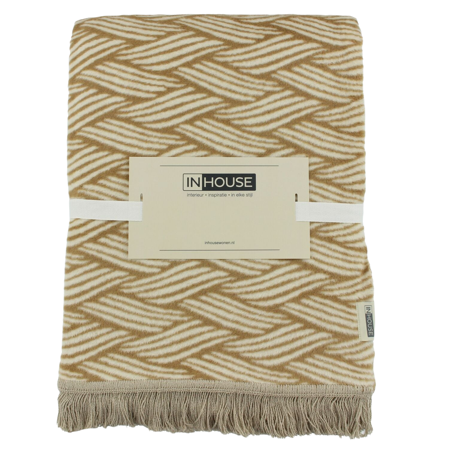 Plaid Giada lichtbruin
