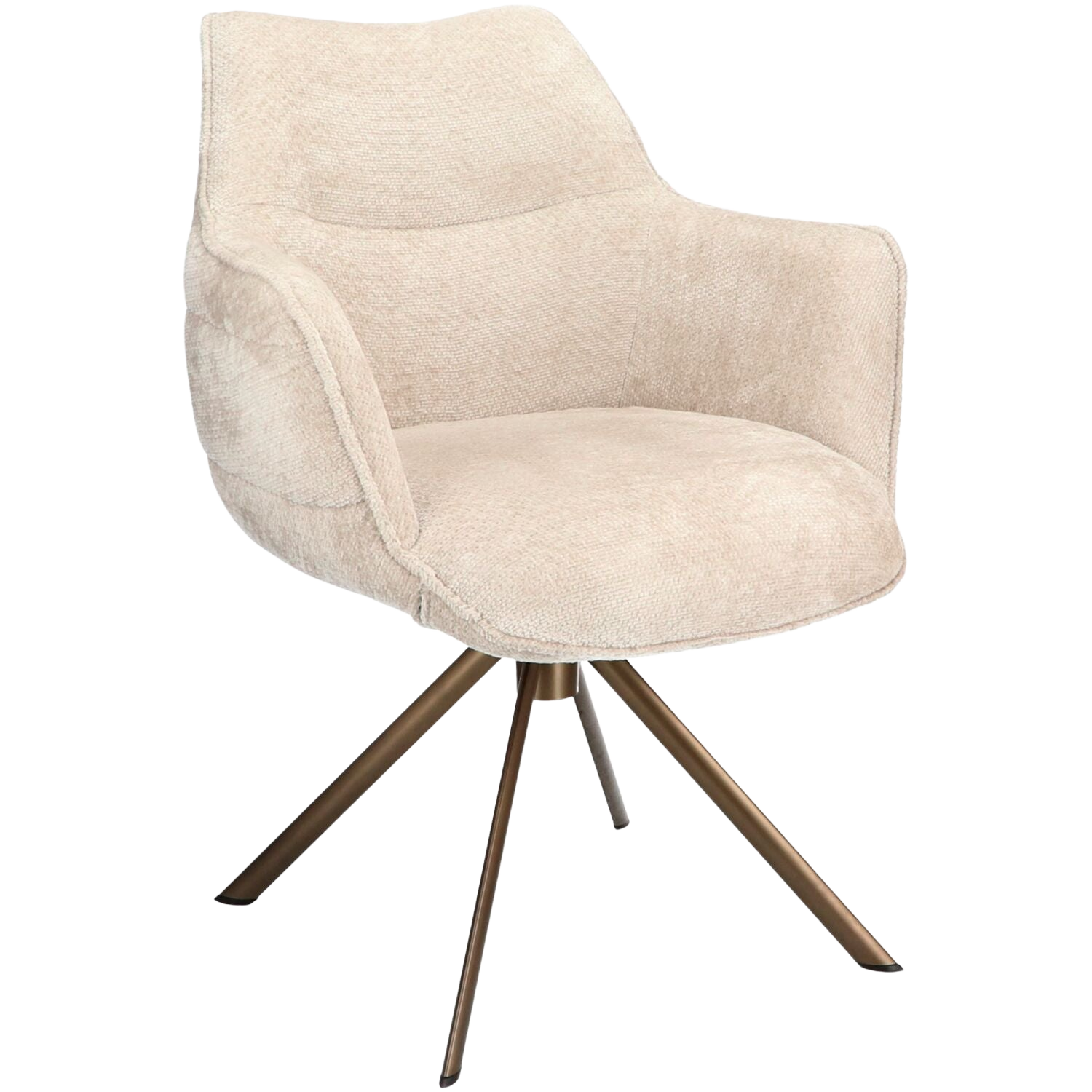 Eetkamerstoel Miosa beige