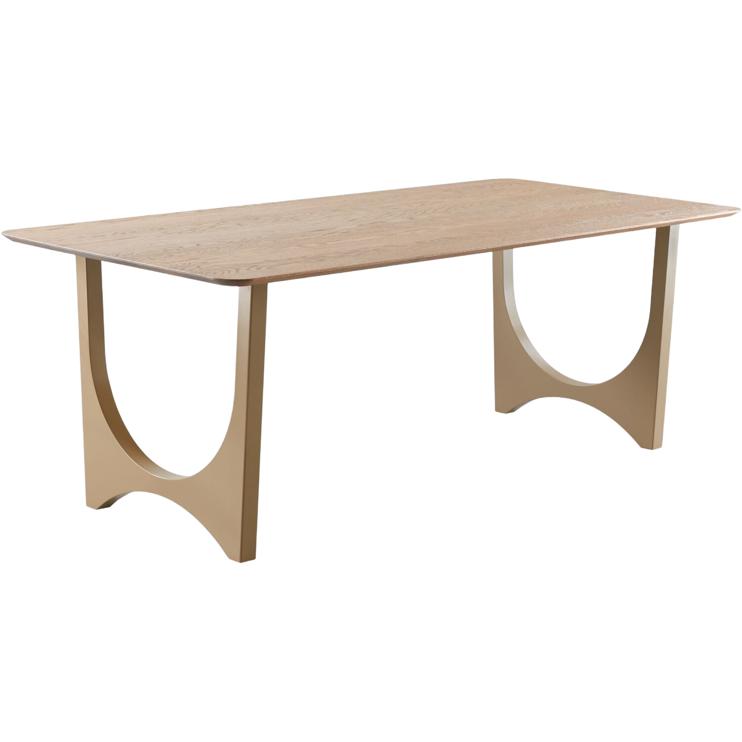 Eettafel Tabiro rechthoekig cashmere bruin 200x100cm