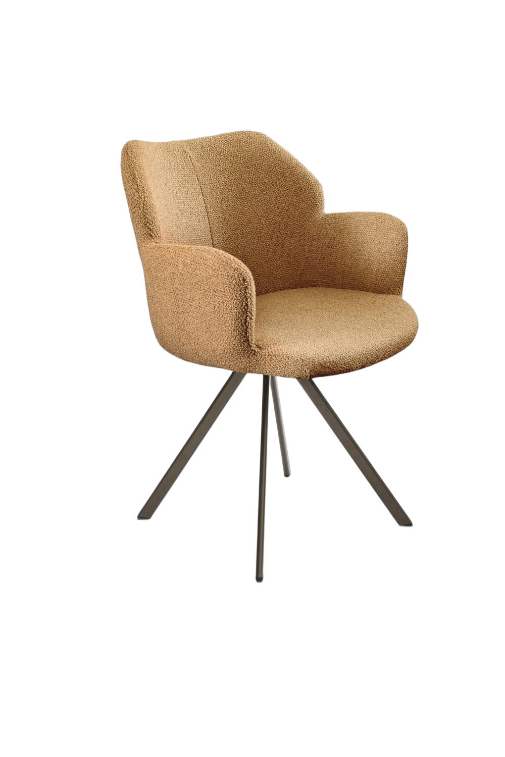Eetkamerstoel Toby Arm – Metalen Poot