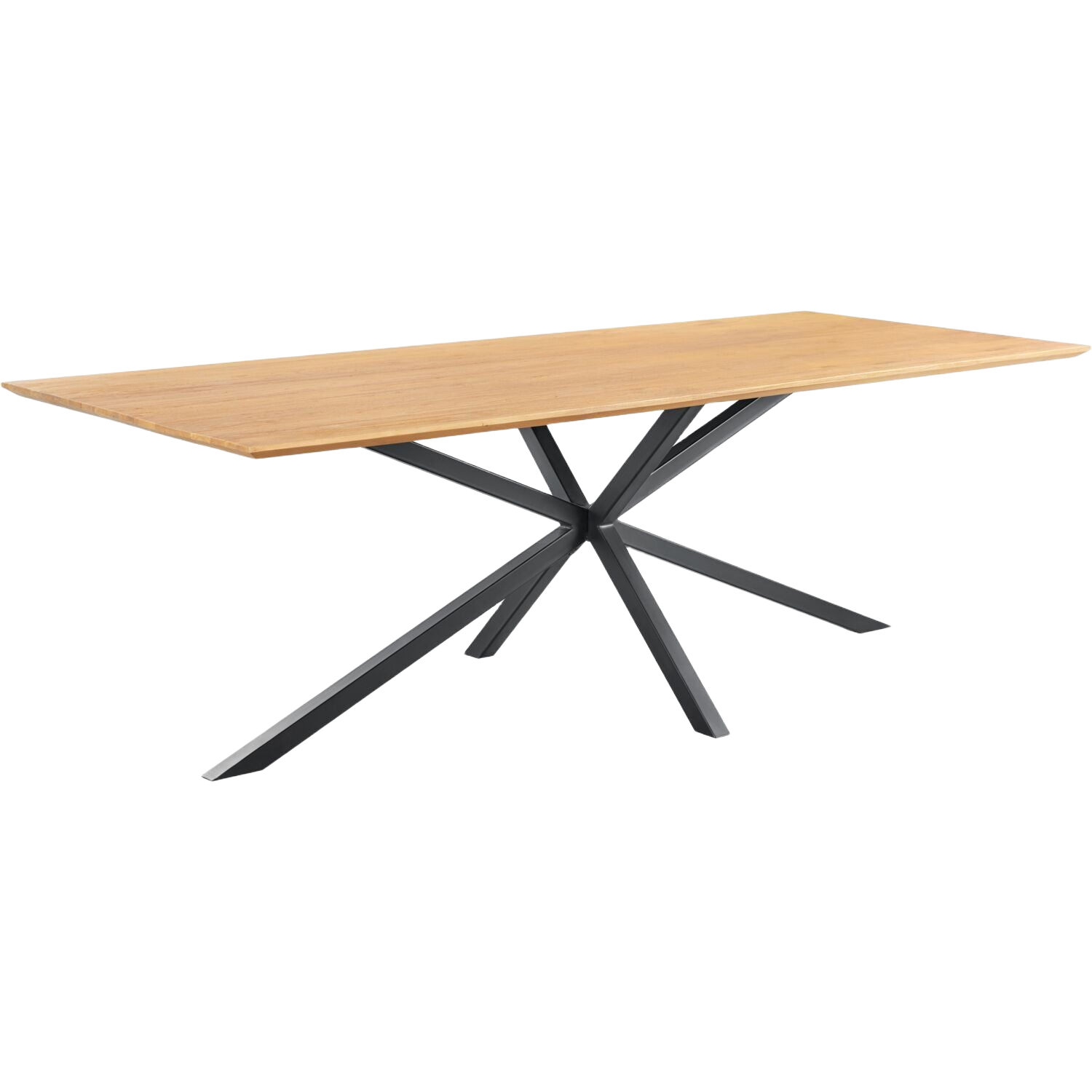 Eettafel Aska teak 160x90 cm rechthoekig naturel brushed