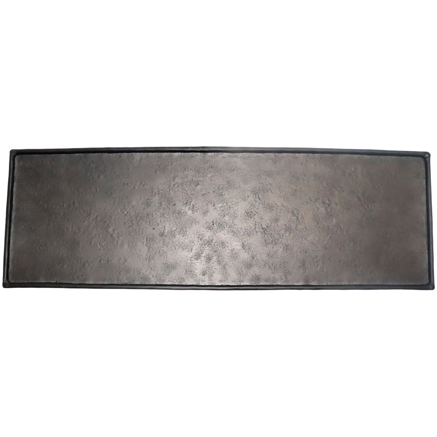 Decoratieschaal Trebbia 20x80 cm rechthoekig zwart