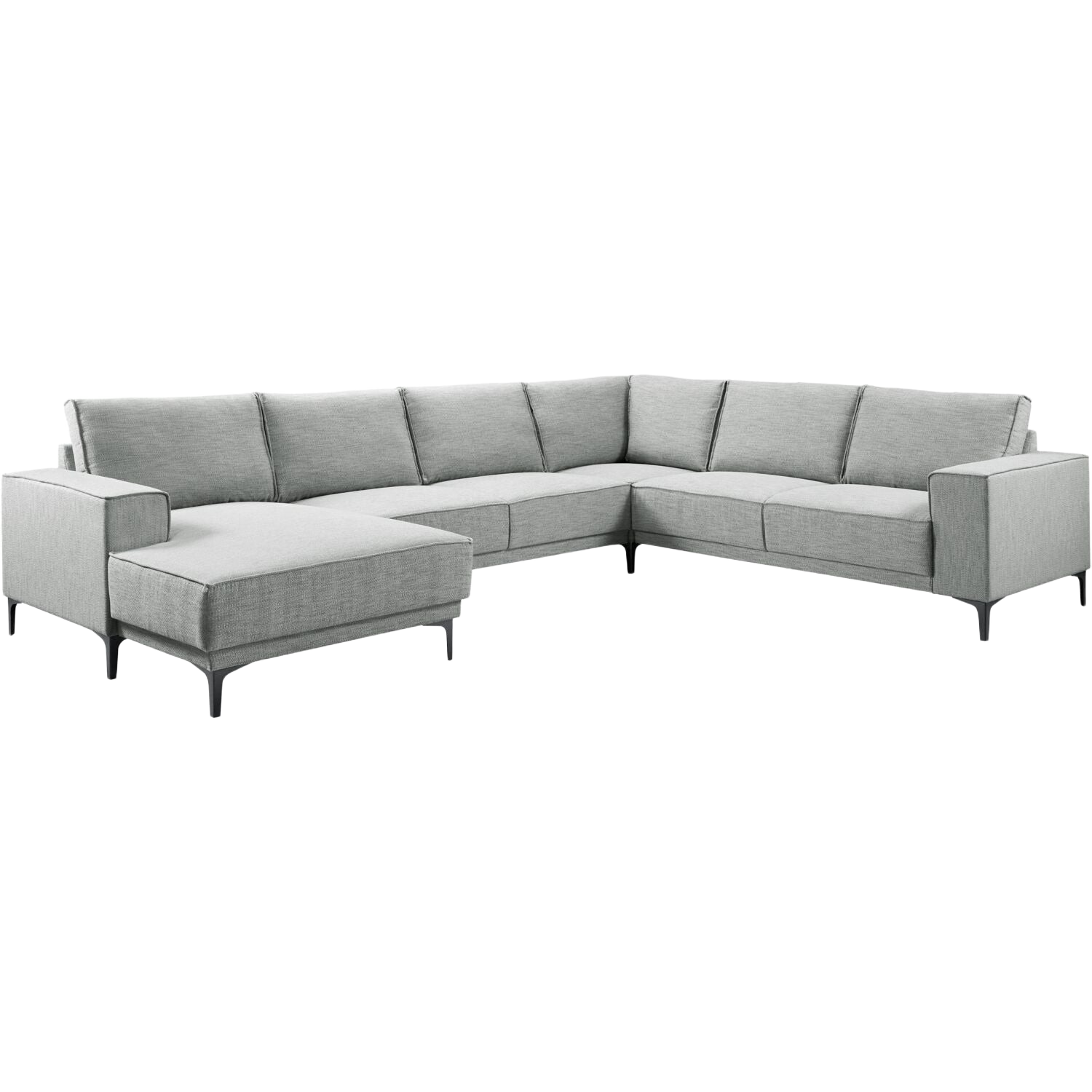 Hoekbank rechts Calira lichtgrijs basic comfort