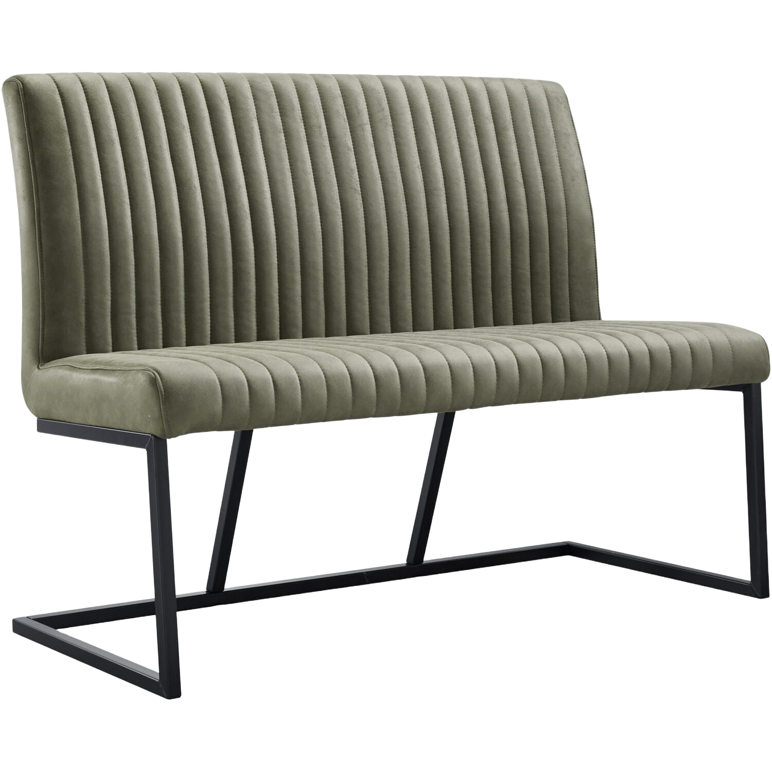 Eetkamerbank Pareda 130 cm groen