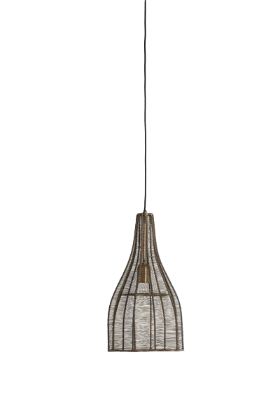 Hanglamp Aldona 25x41,5 cm brons