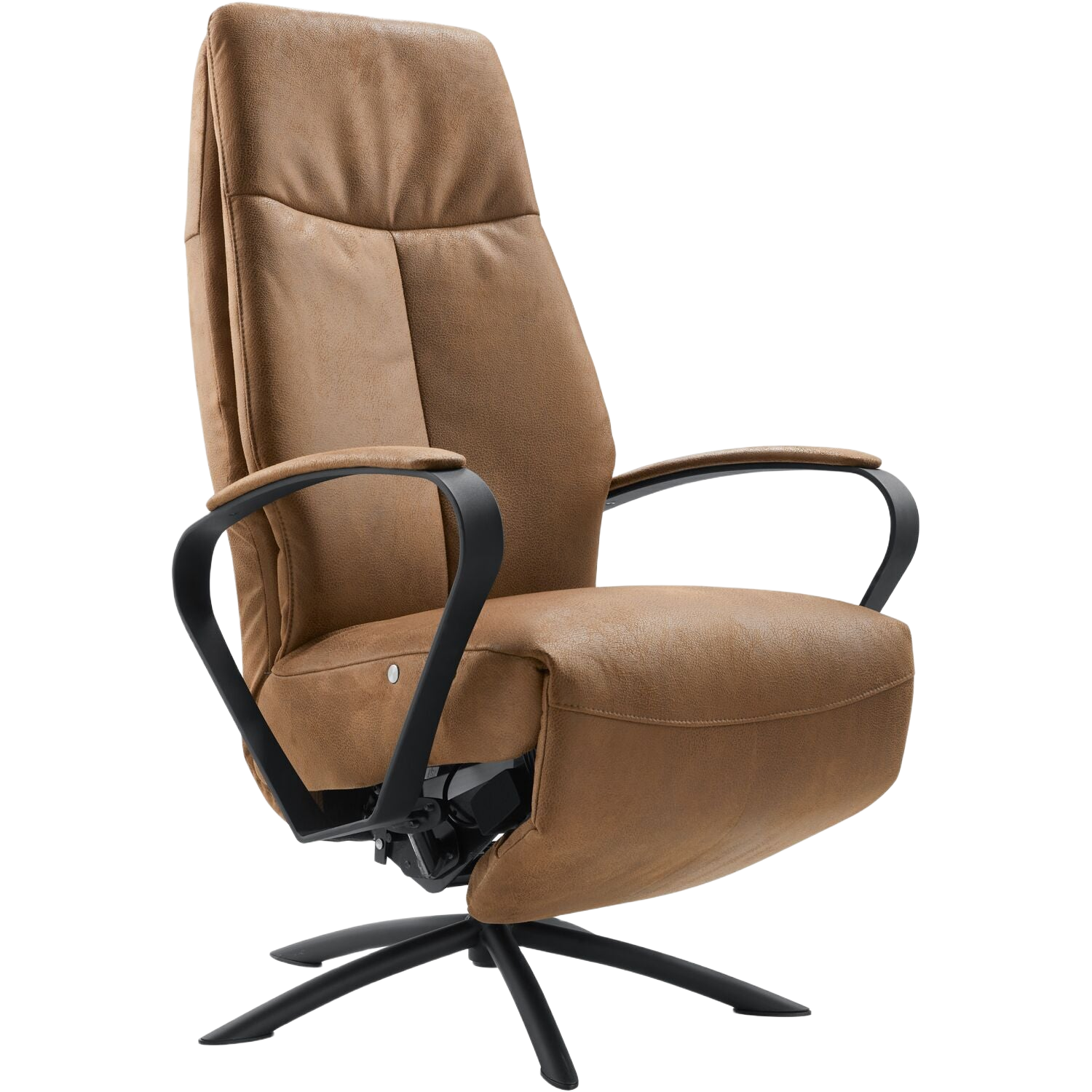 Relaxfauteuil Beltra elektrisch small microleder bruin