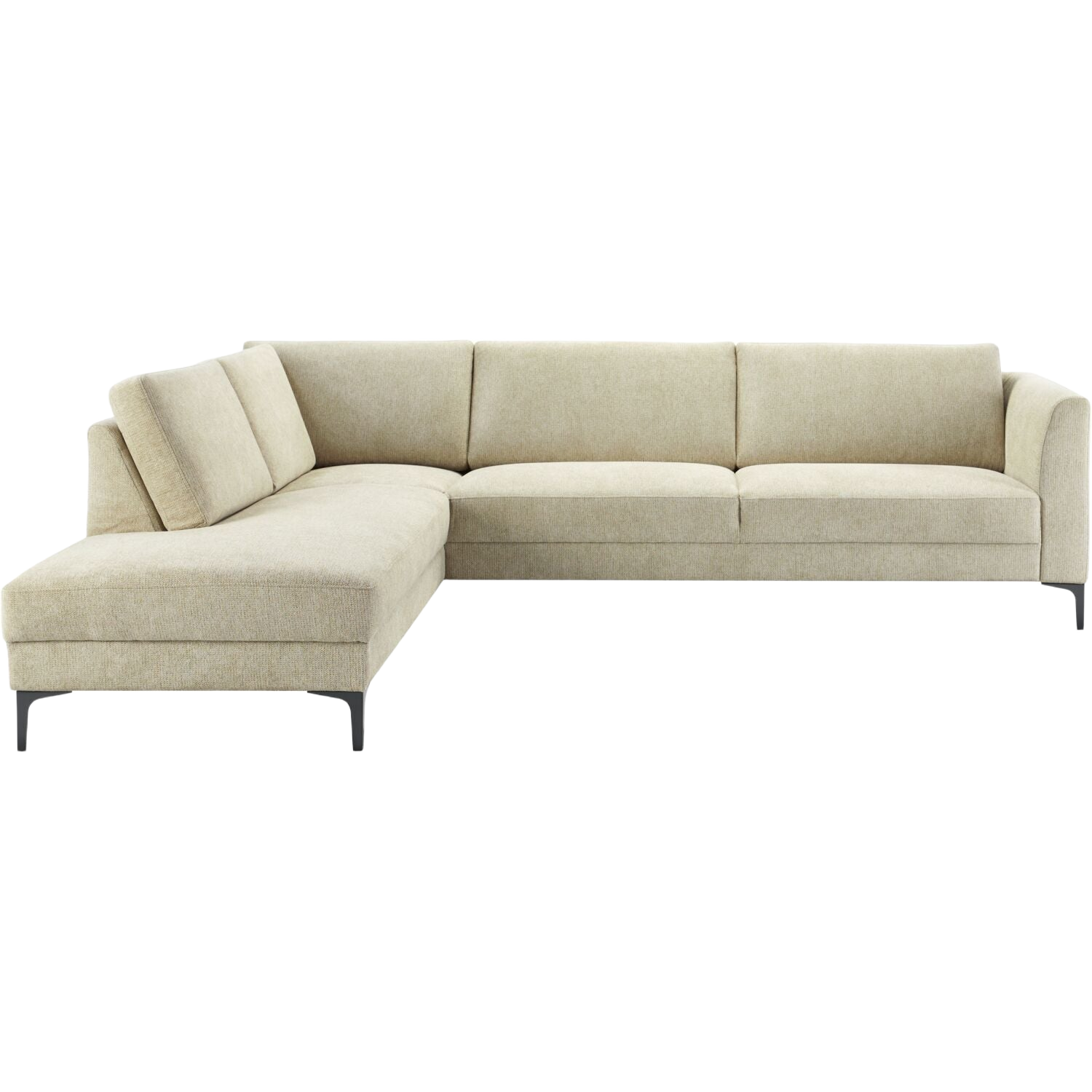 Hoekbank links Gulnare beige basic comfort
