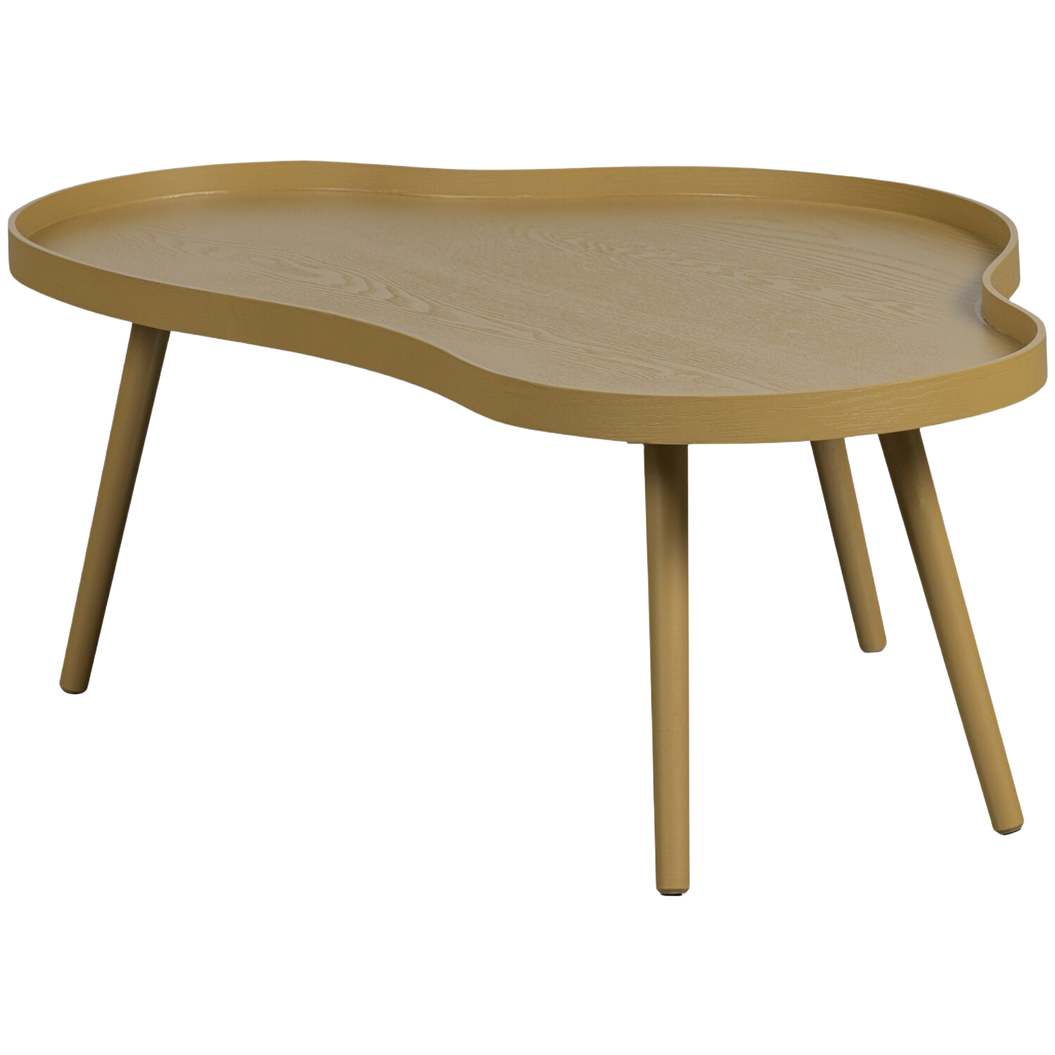 Bijzettafel Aviro 100 cm bruin organisch