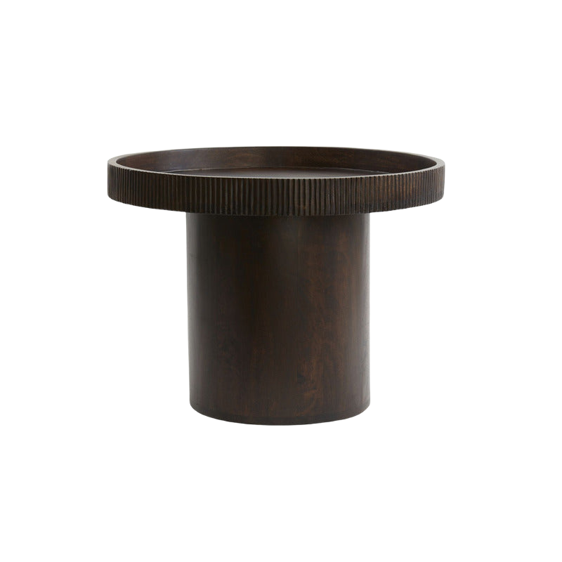 Bijzettafel Kalomo medium hout roodbruin