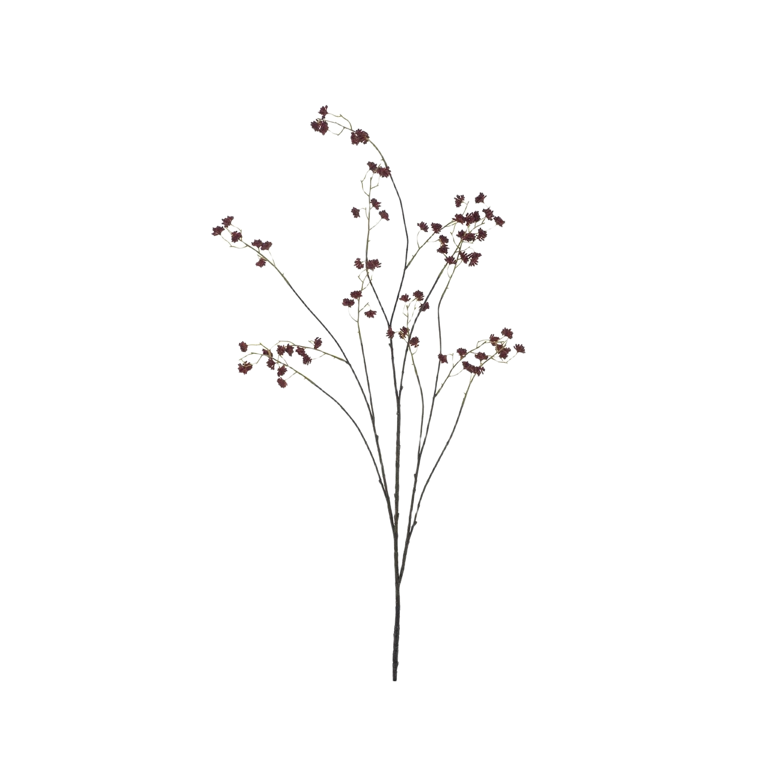 WKunstbloem Mini gipskruid rood