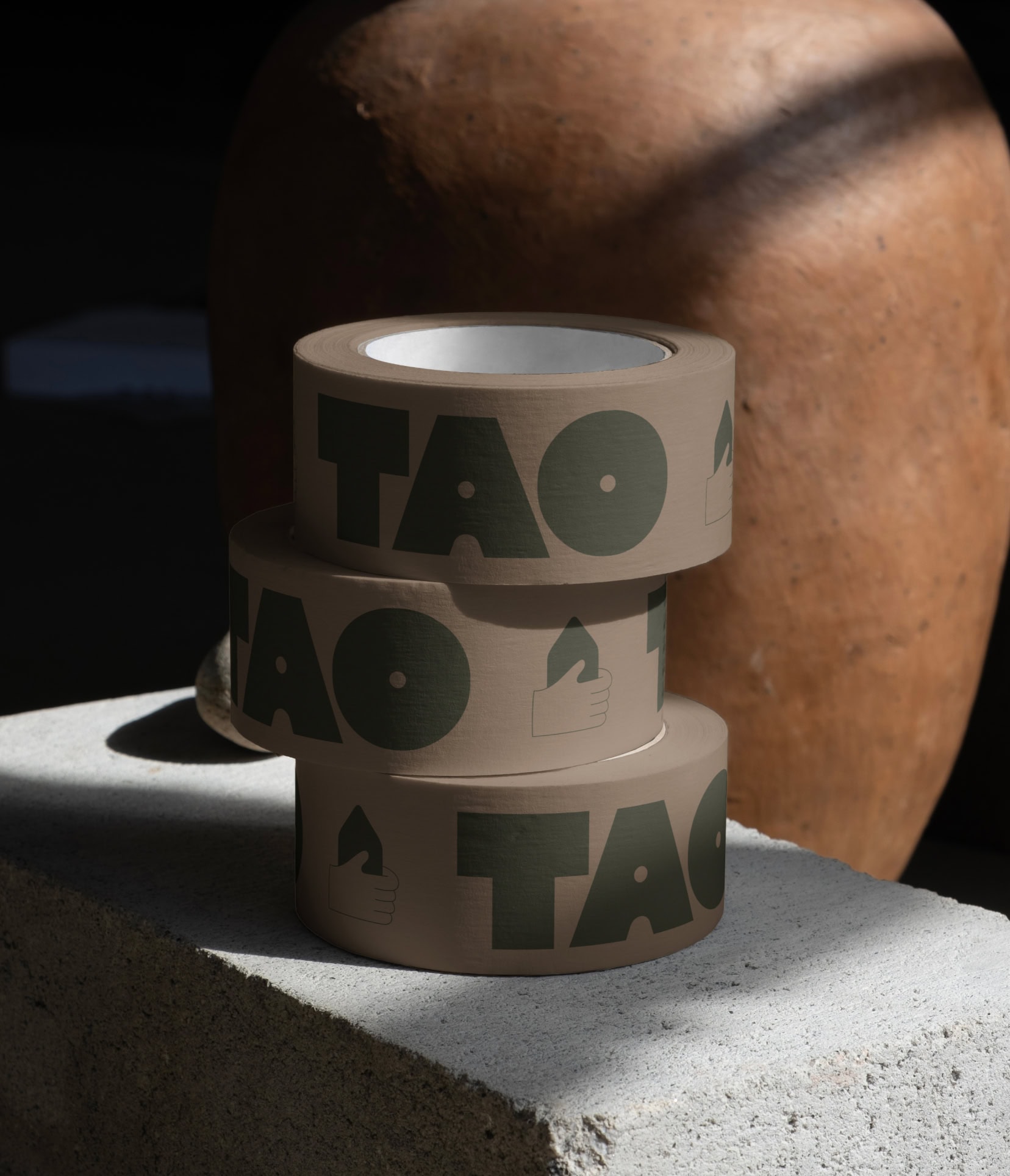 Tapes design branded for Tao Houses, tiny houses construction brand