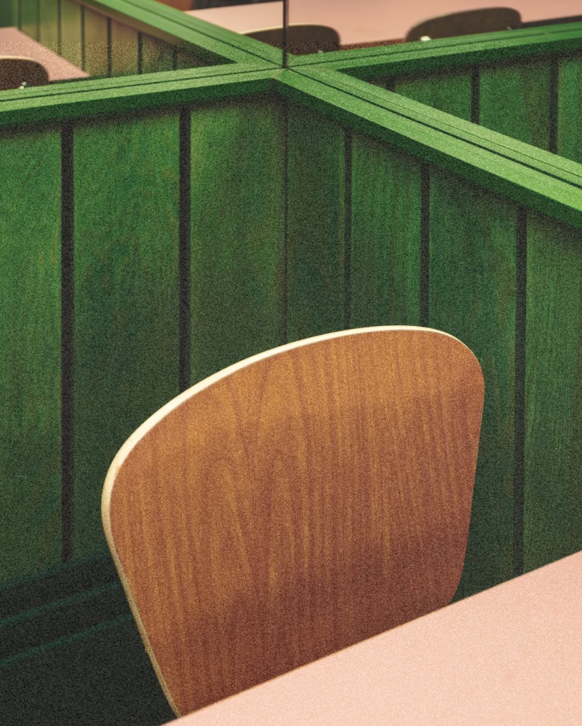 Restaurant chair for Bao Canteen, a Taiwanese bao and karaoke restaurant