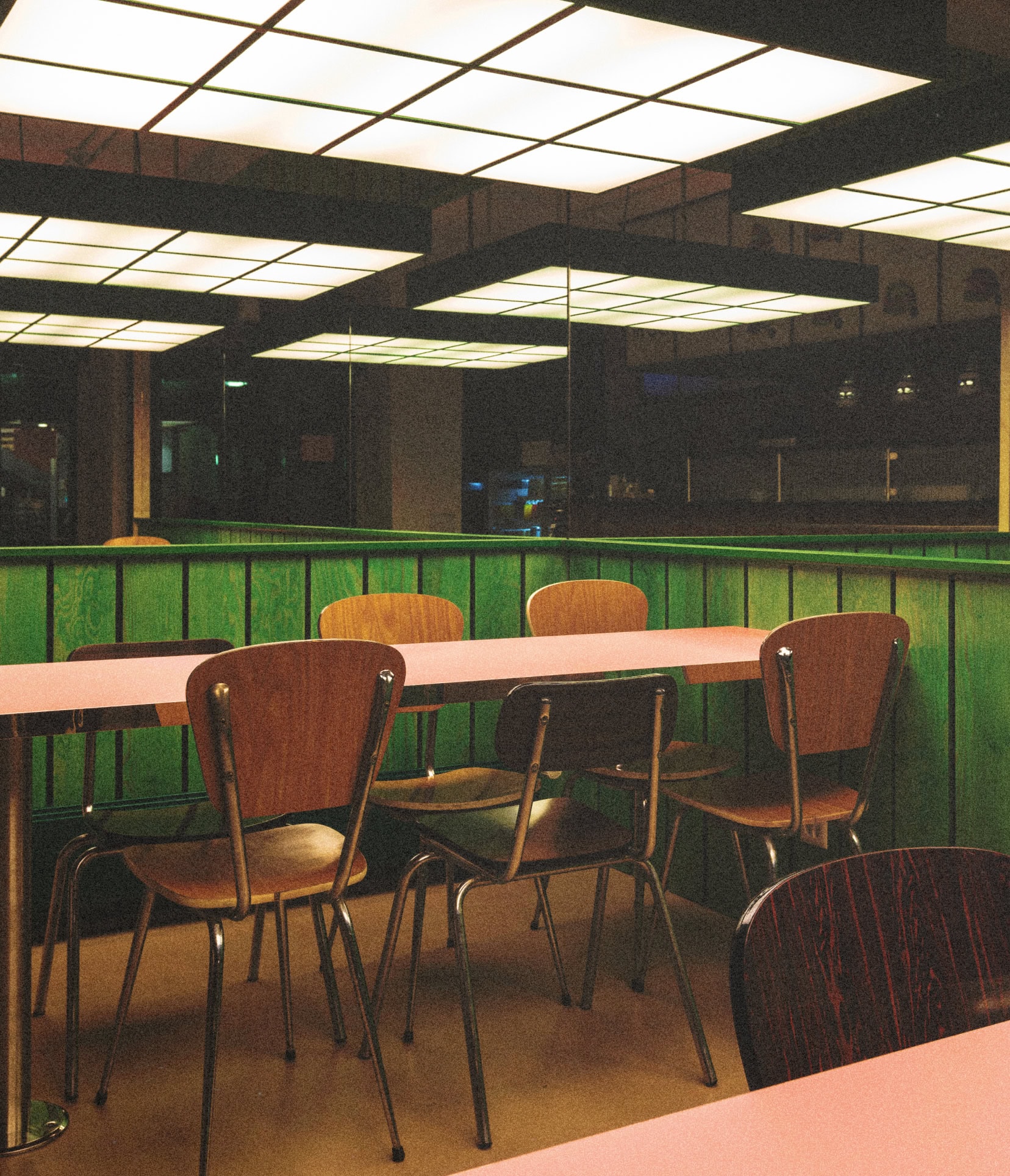 Restaurant interior for Bao Canteen, a Taiwanese bao and karaoke restaurant