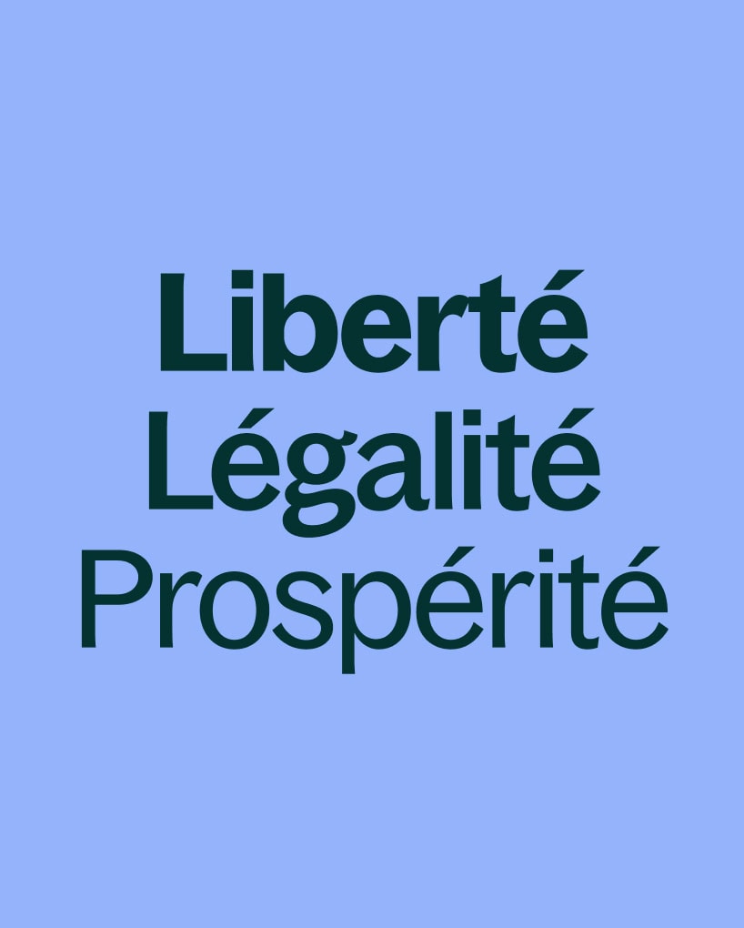 Typography focus for Legalstart, French legal tech that helps entrepreneurs