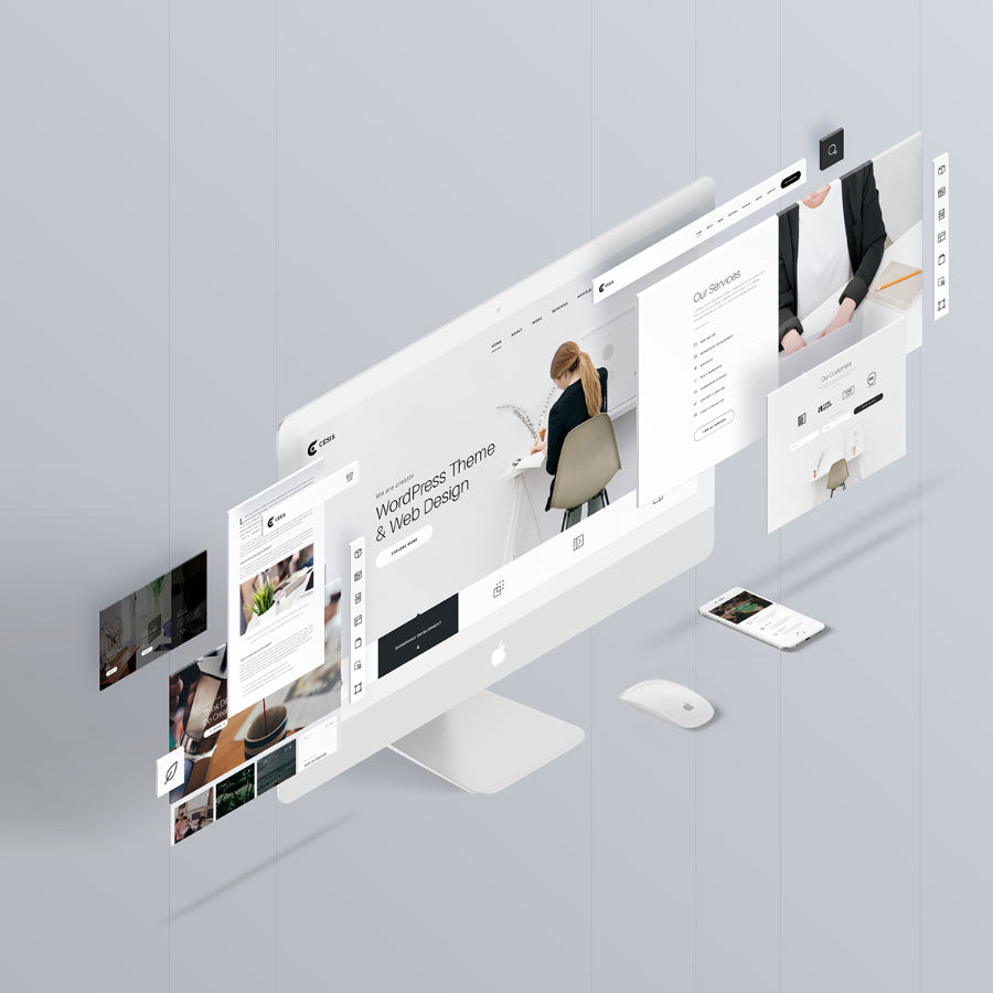 Exemple de site vitrine Webflow créé par Arc Studio, design épuré et expérience fluide.