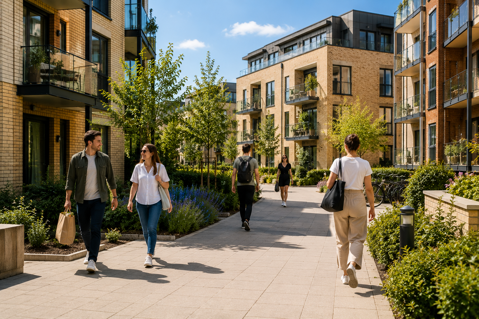 Flats continue to benefit from strong tenant demand in city centres and commuter hubs.