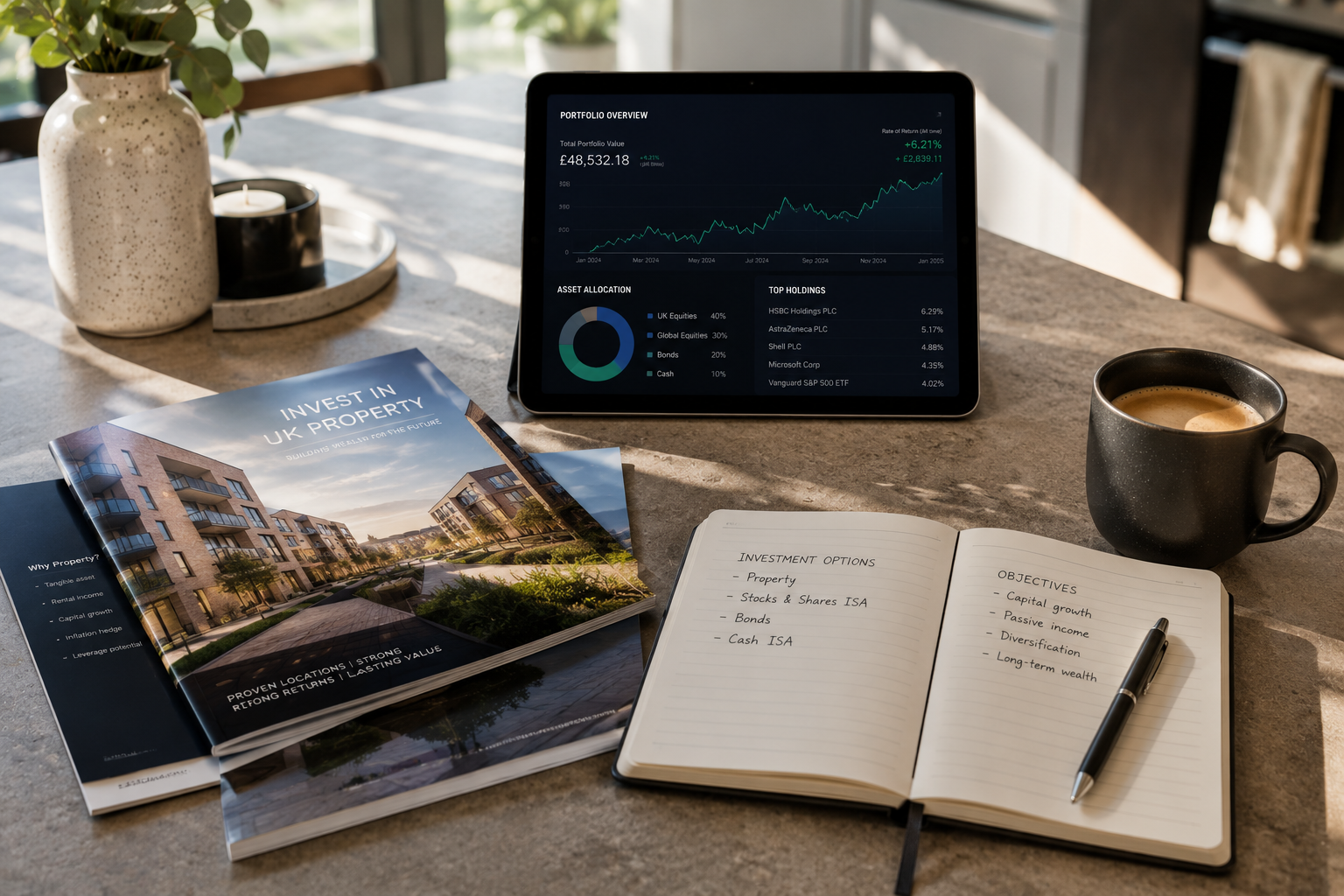 Successful investors compare multiple asset classes, balancing growth potential, income and risk before committing capital.