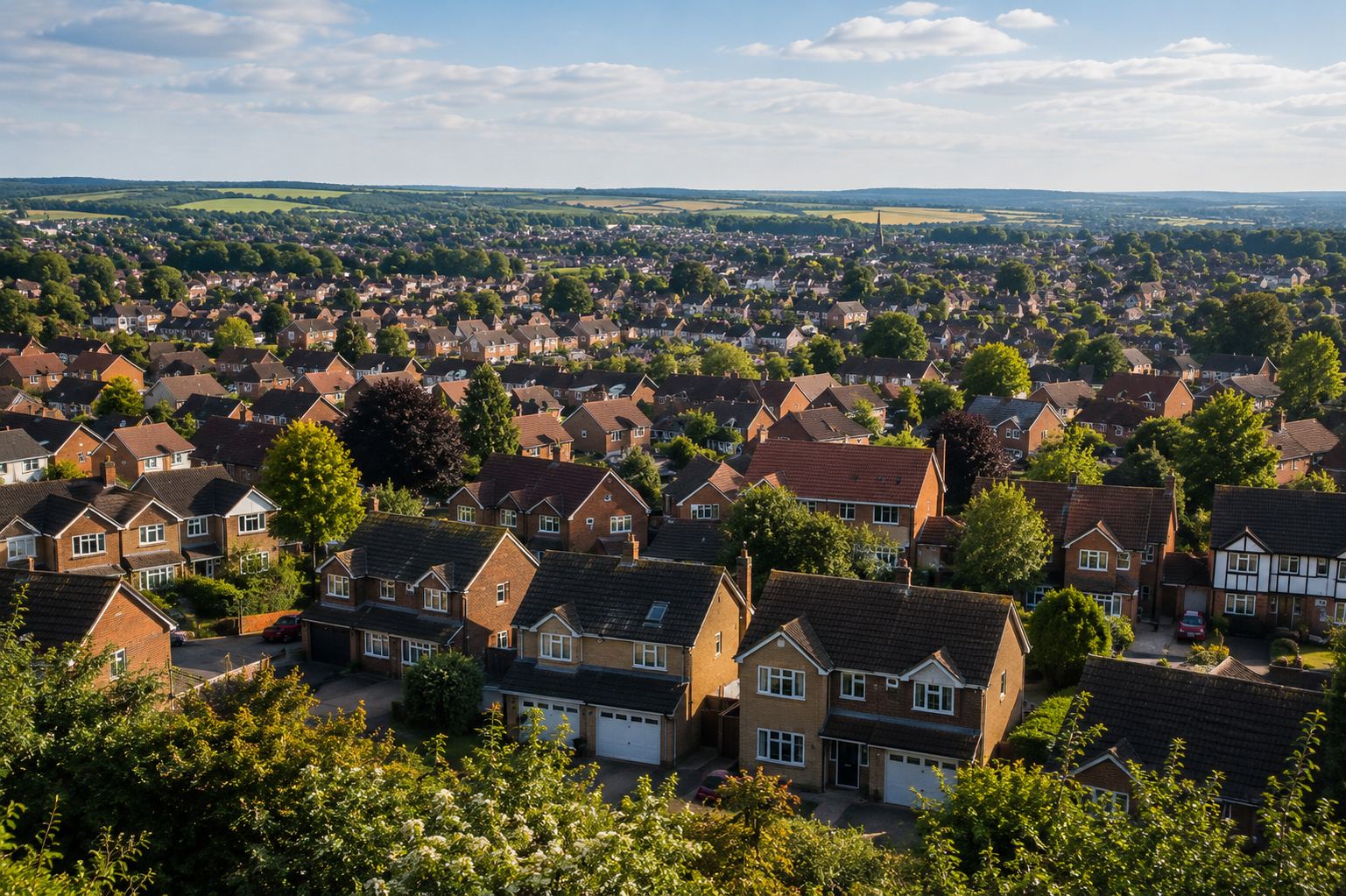 Lower borrowing costs could unlock significant latent demand across the UK’s commuter-town housing markets.