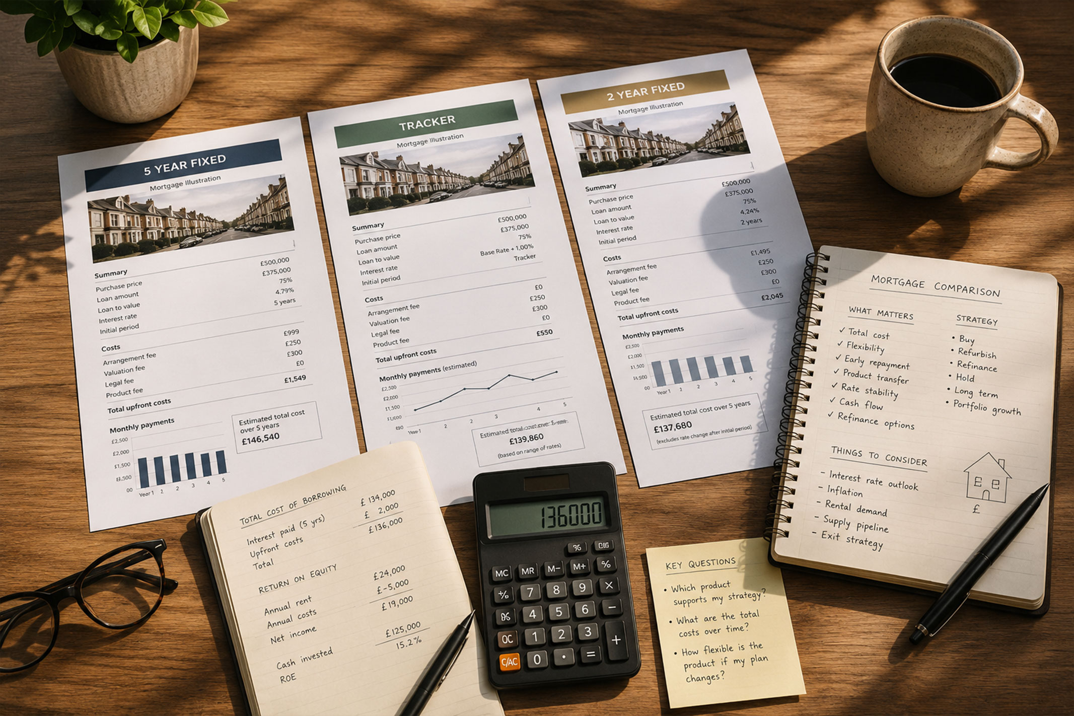 Professional investors compare the total cost of borrowing rather than focusing solely on the headline interest rate.