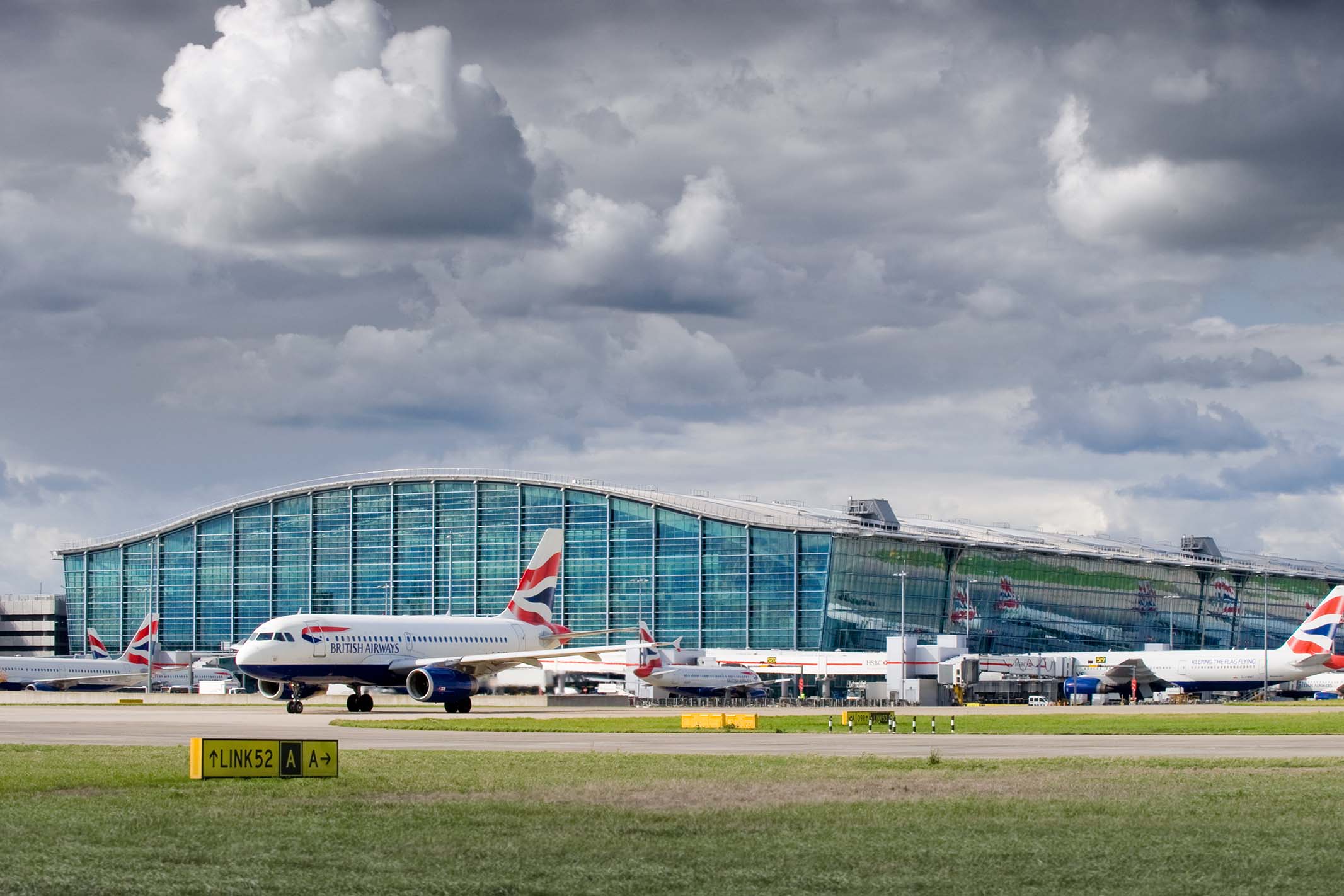 Heathrow Airport in West London, illustrating the employment infrastructure supporting Hounslow property investment demand.