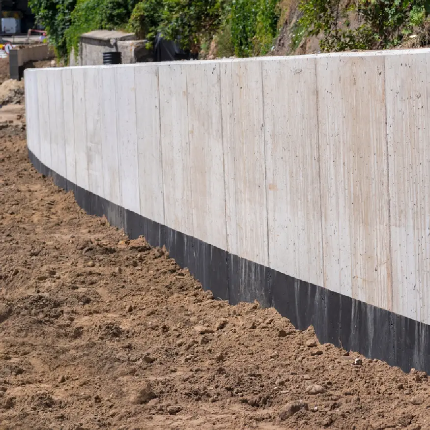 Concrete Retaining Wall