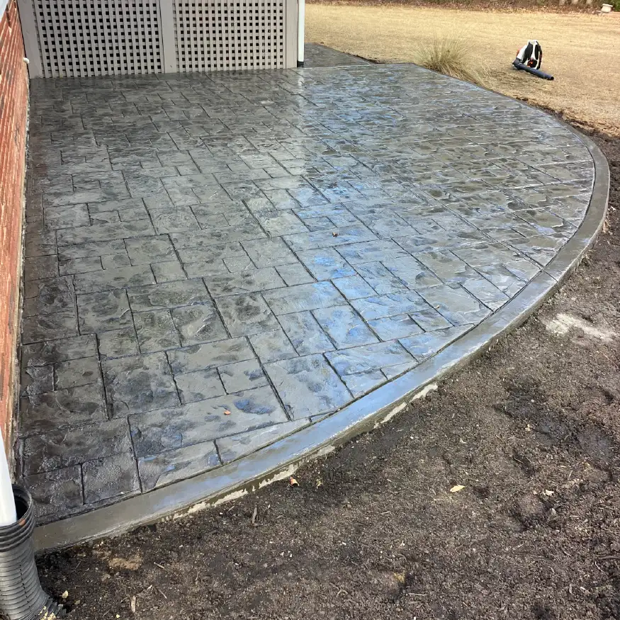 Your Concrete Man Services Stamped Concrete